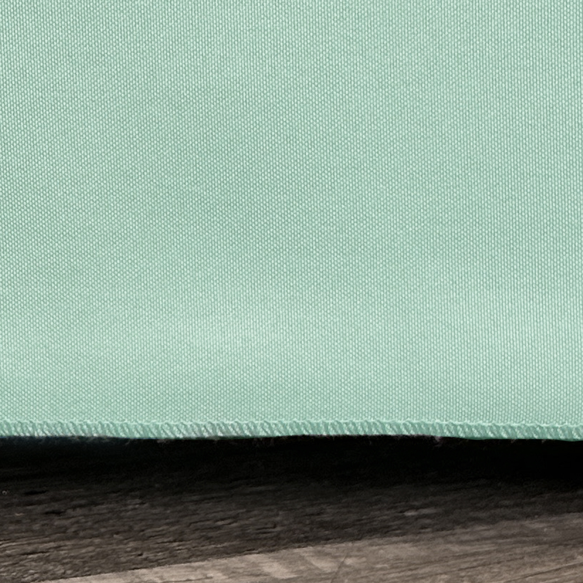 8 ft Fitted Polyester Tablecloth Rectangular Tiffany hem