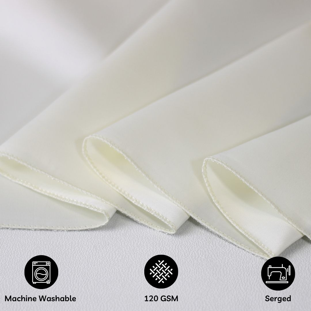 120 Inch Round L'amour Tablecloth Ivory features