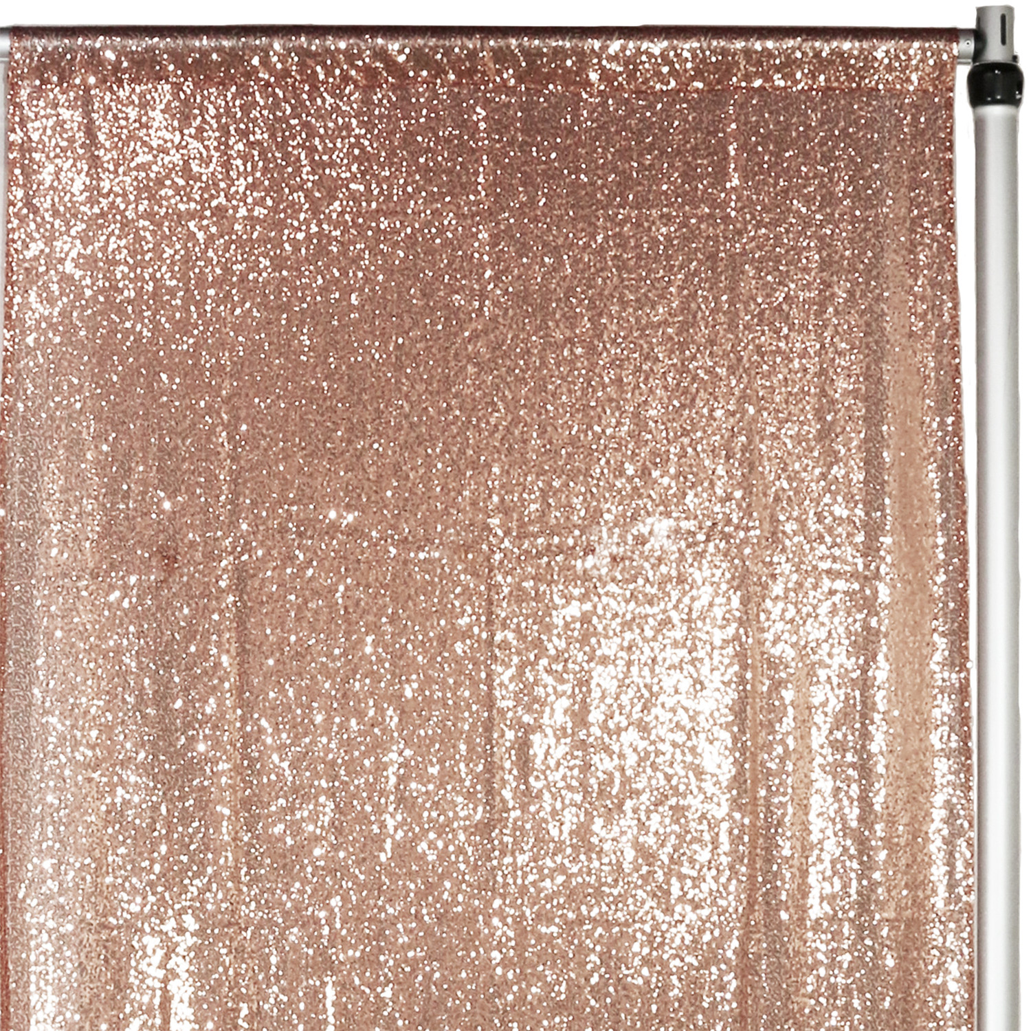 Glitz Sequin Drape/Backdrop 7 ft x 4 ft Blush