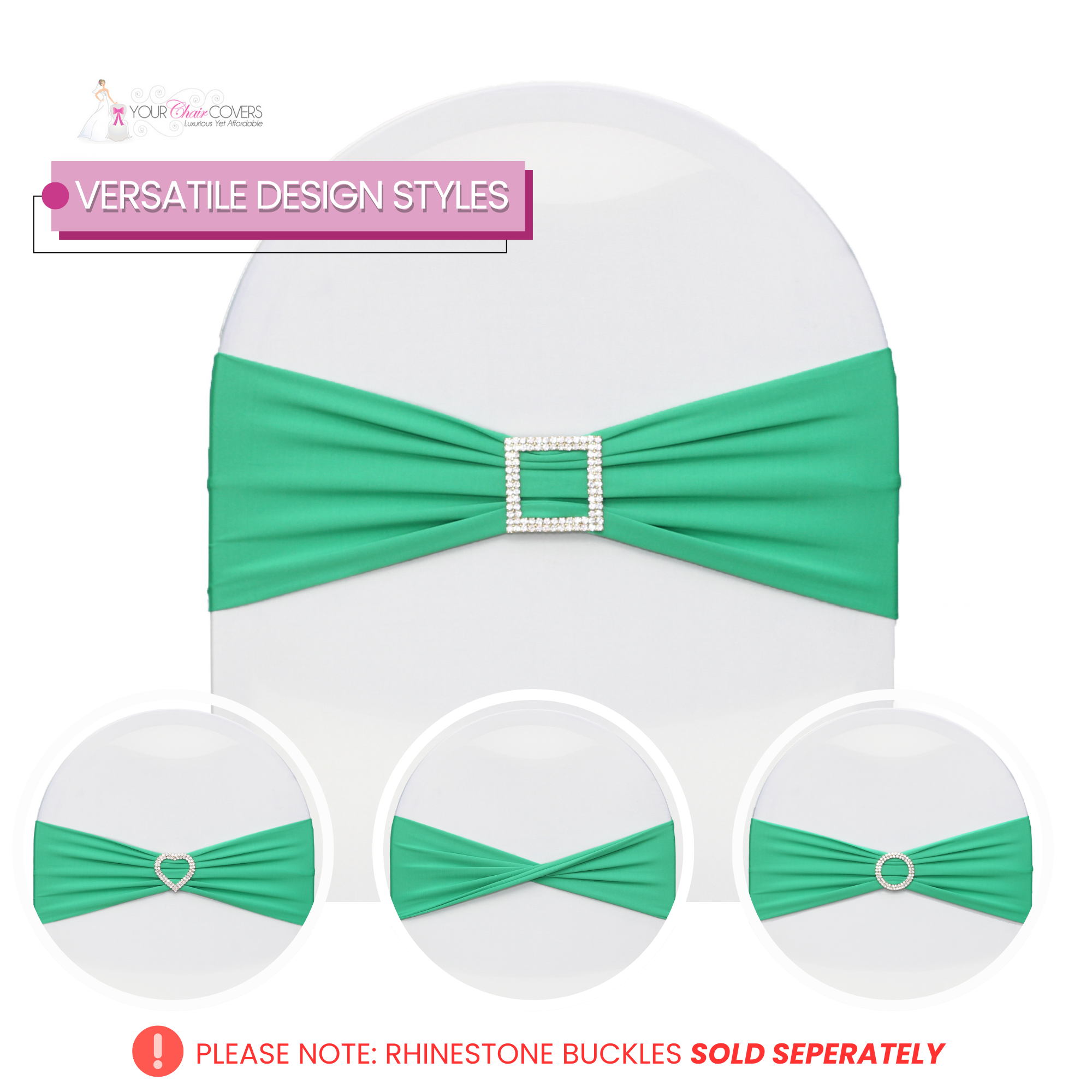 emerald green spandex band design styles