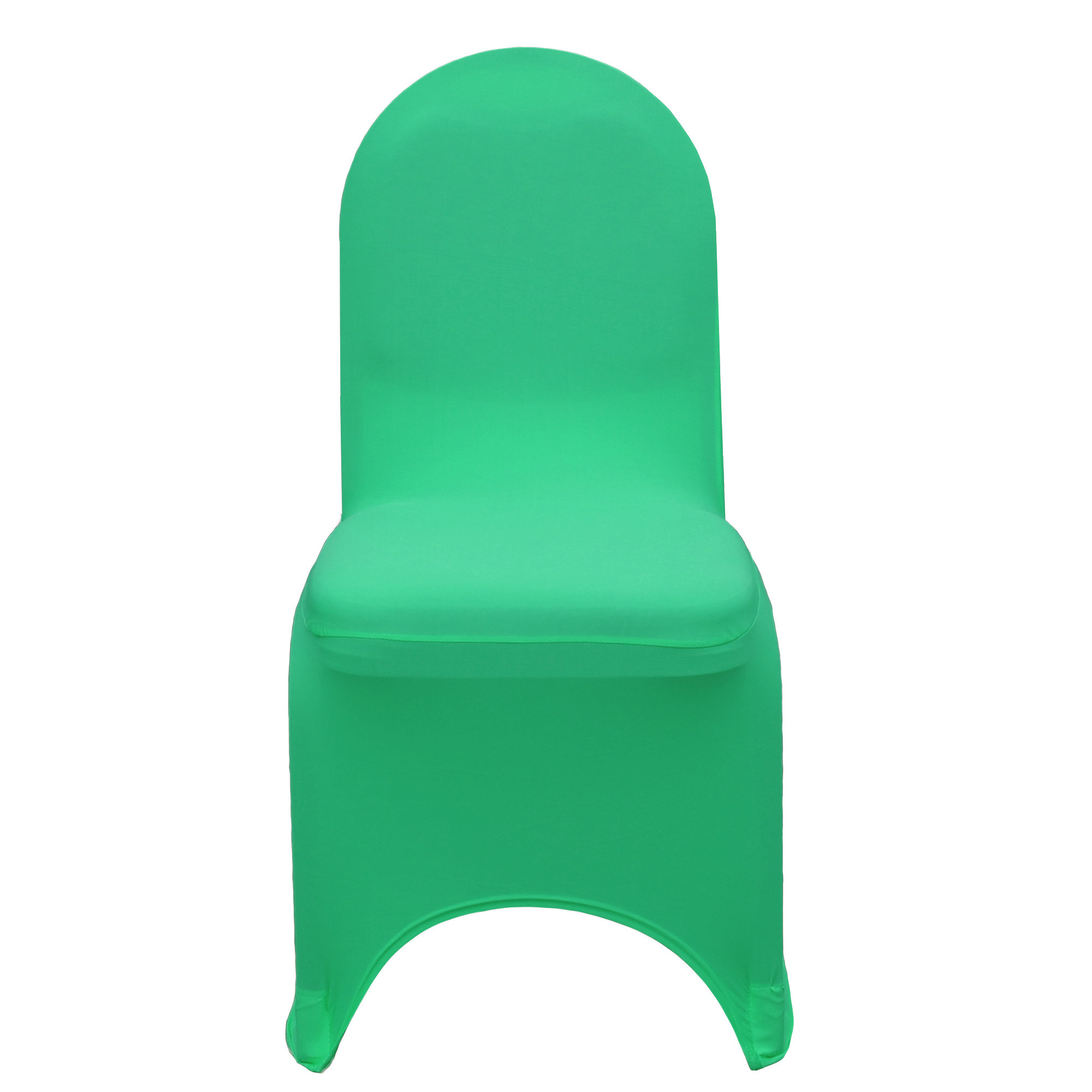Stretch Spandex Banquet Chair Cover Hunter Green For weddings front
