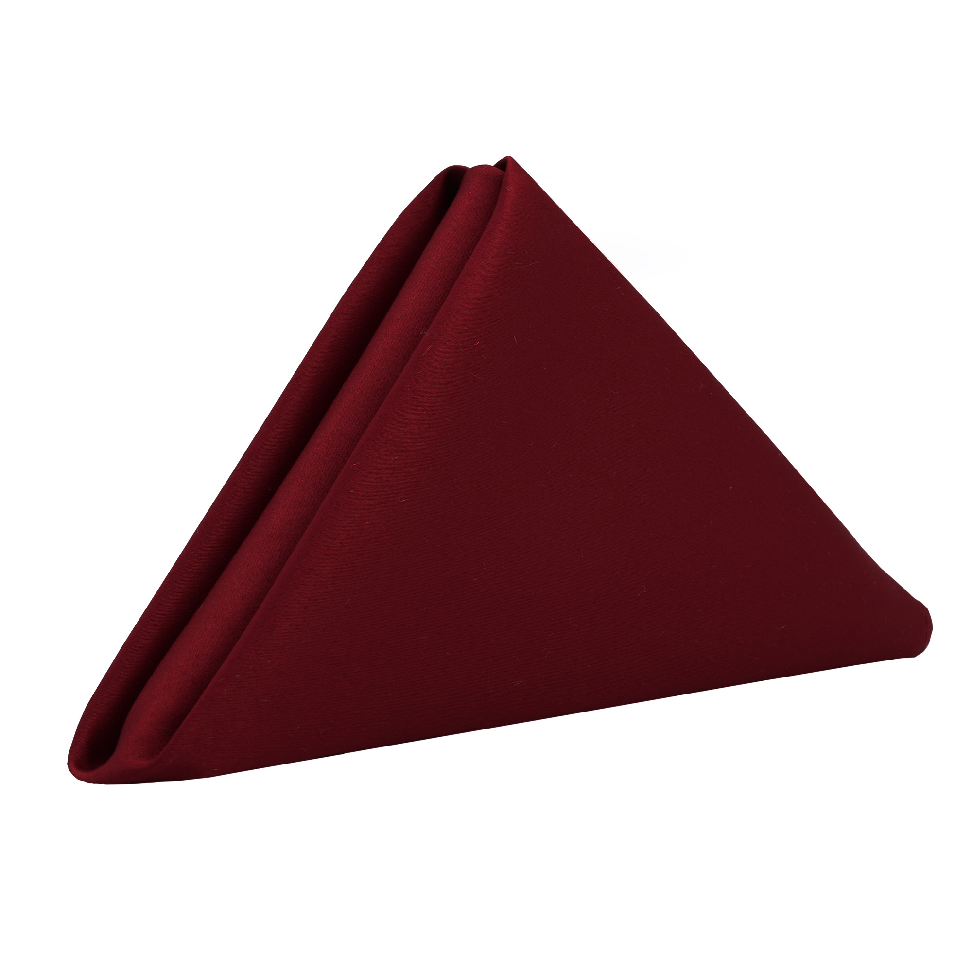 20 Inch L'amour Satin Napkins Burgundy