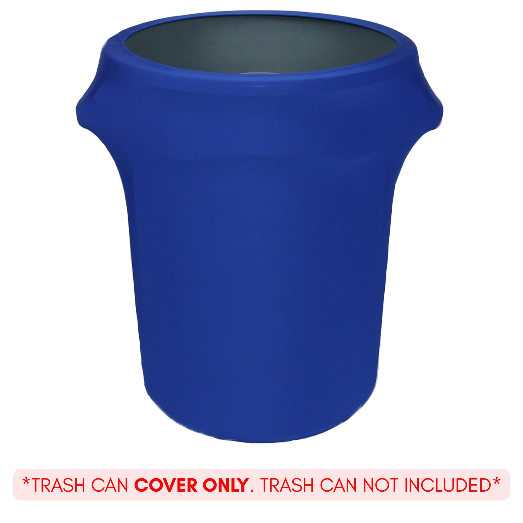 32 Gallon Spandex Trash Can/Waste Container Cover Royal Blue