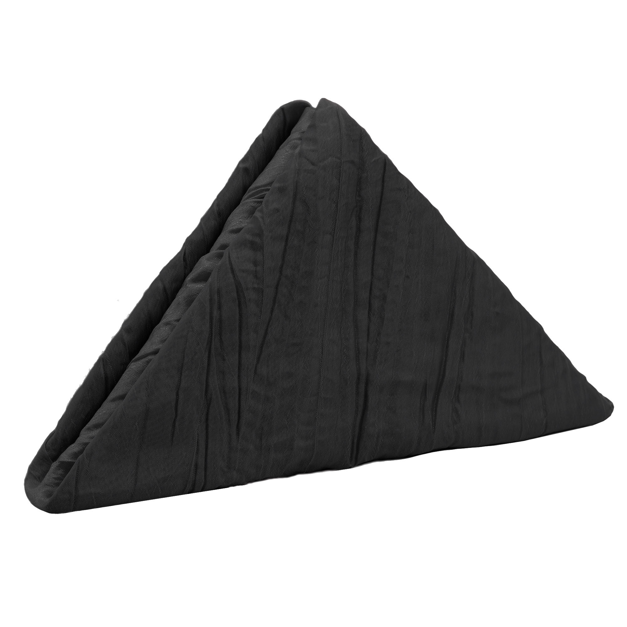 20 Inch Crinkle Taffeta Cloth Napkins Black