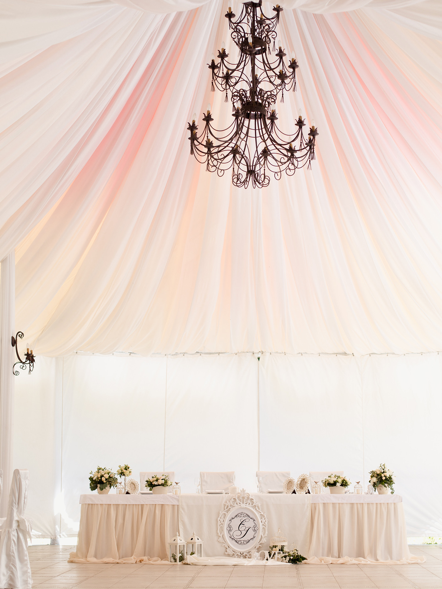 ceiling drapes for weddings