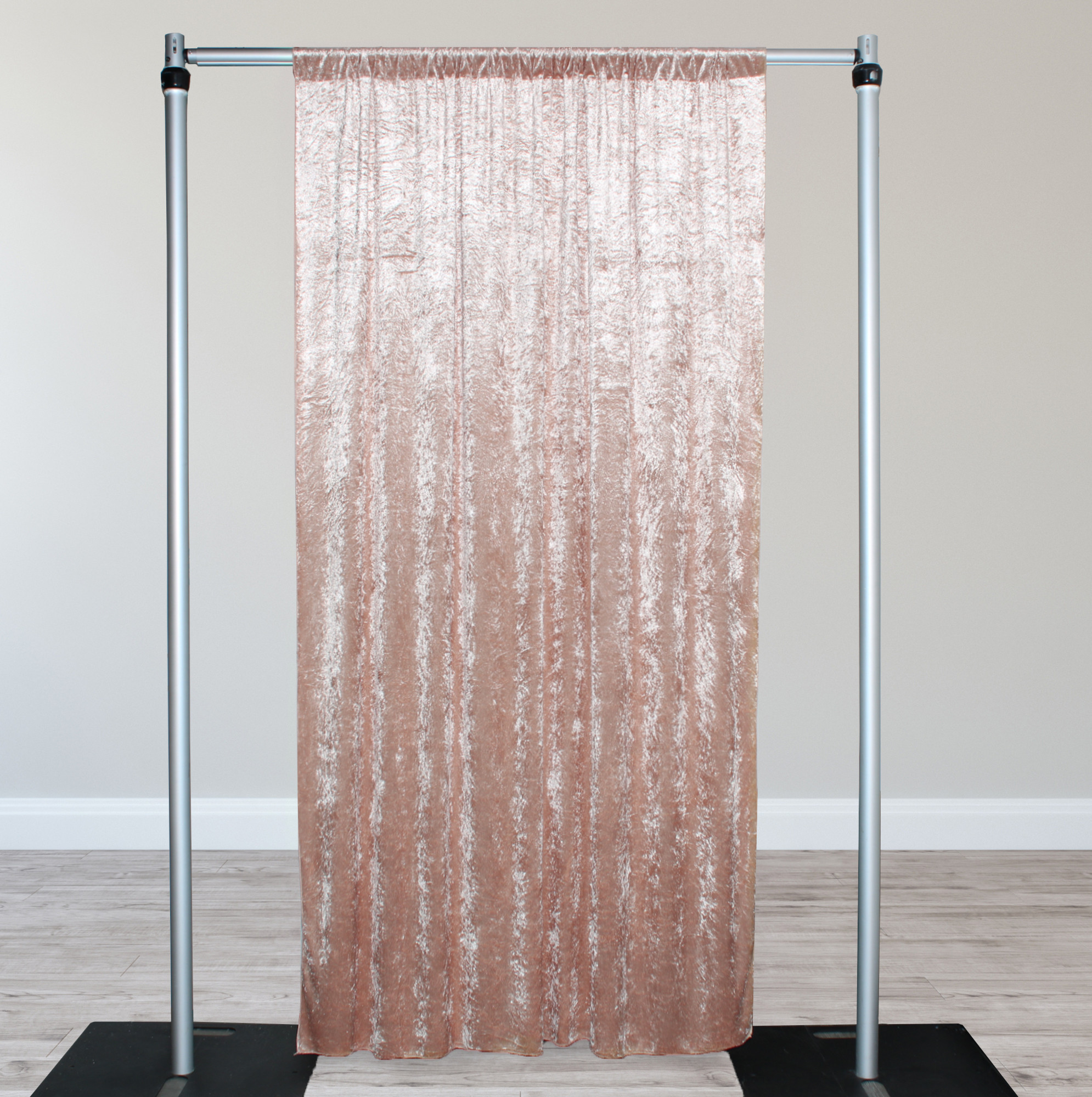 Velvet 8ft x 60" Drape with 4 inch pocket Blush