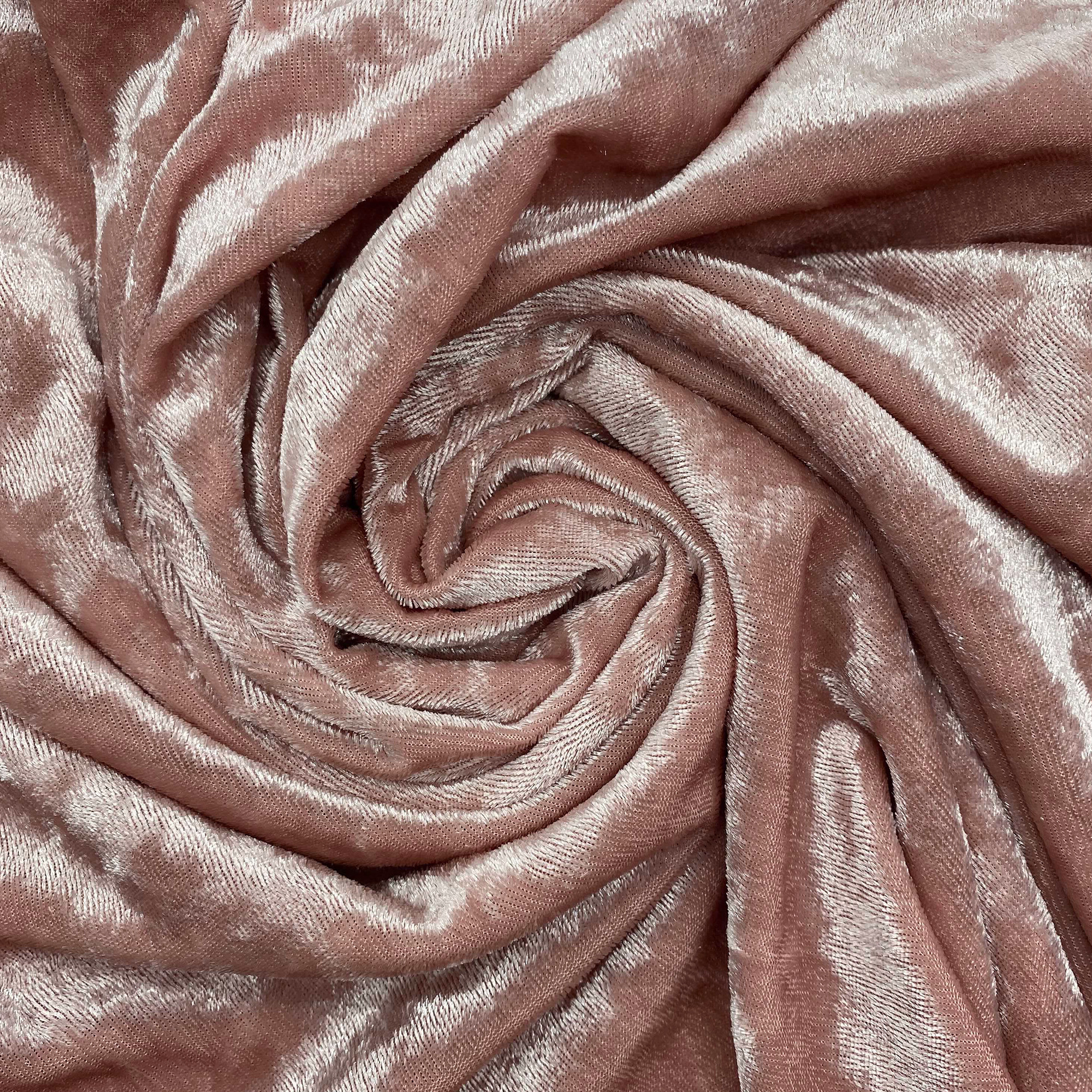Velvet 10ft x 60" Drape with 4 inch pocket Blush zoom