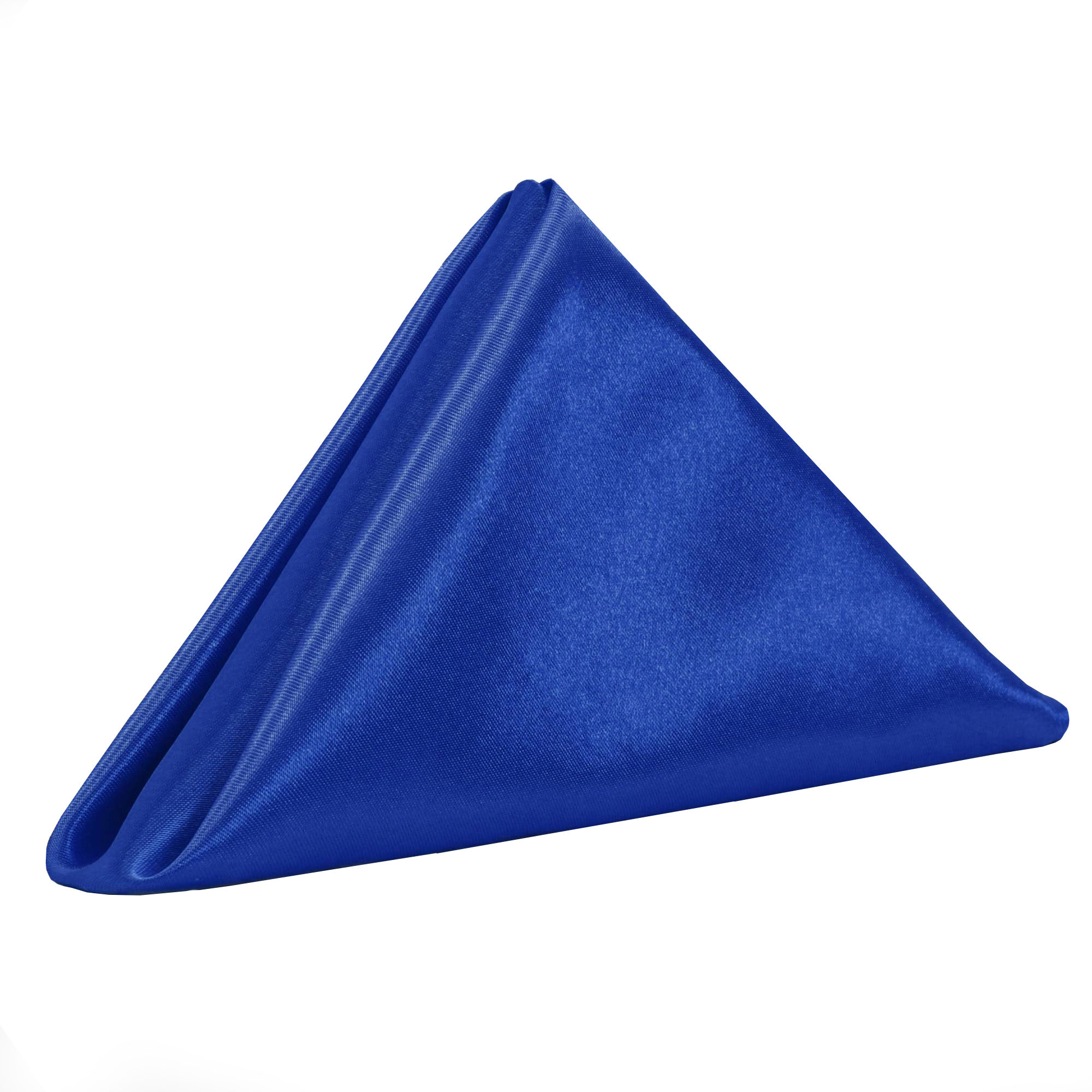 20 Inch Satin Cloth Napkins Royal Blue