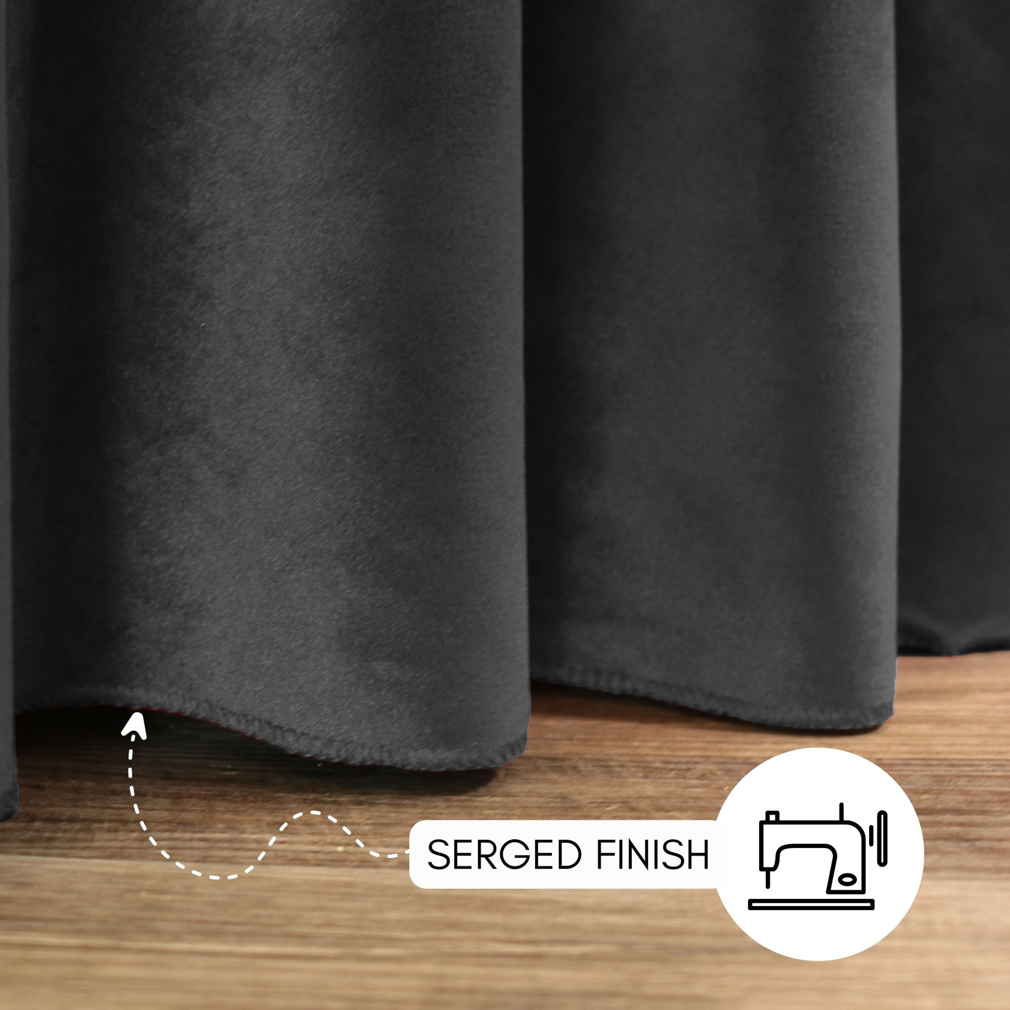 132 Inch Round Velvet Tablecloth Black Hem