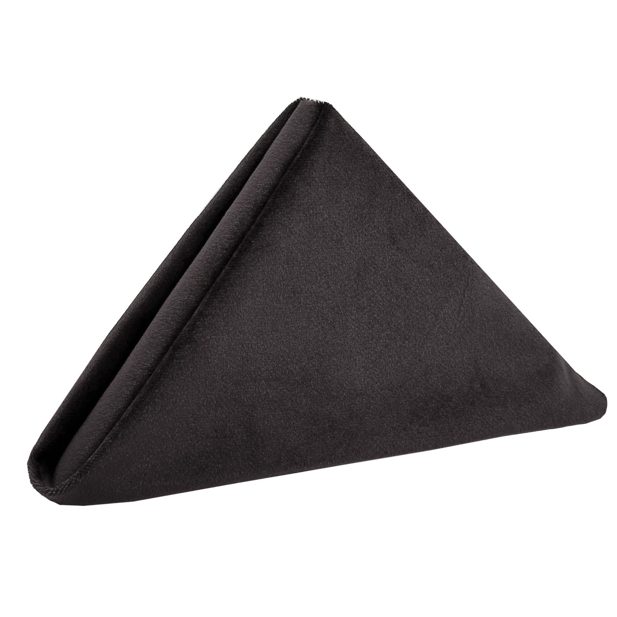 20 Inch Velvet Cloth Napkins Black