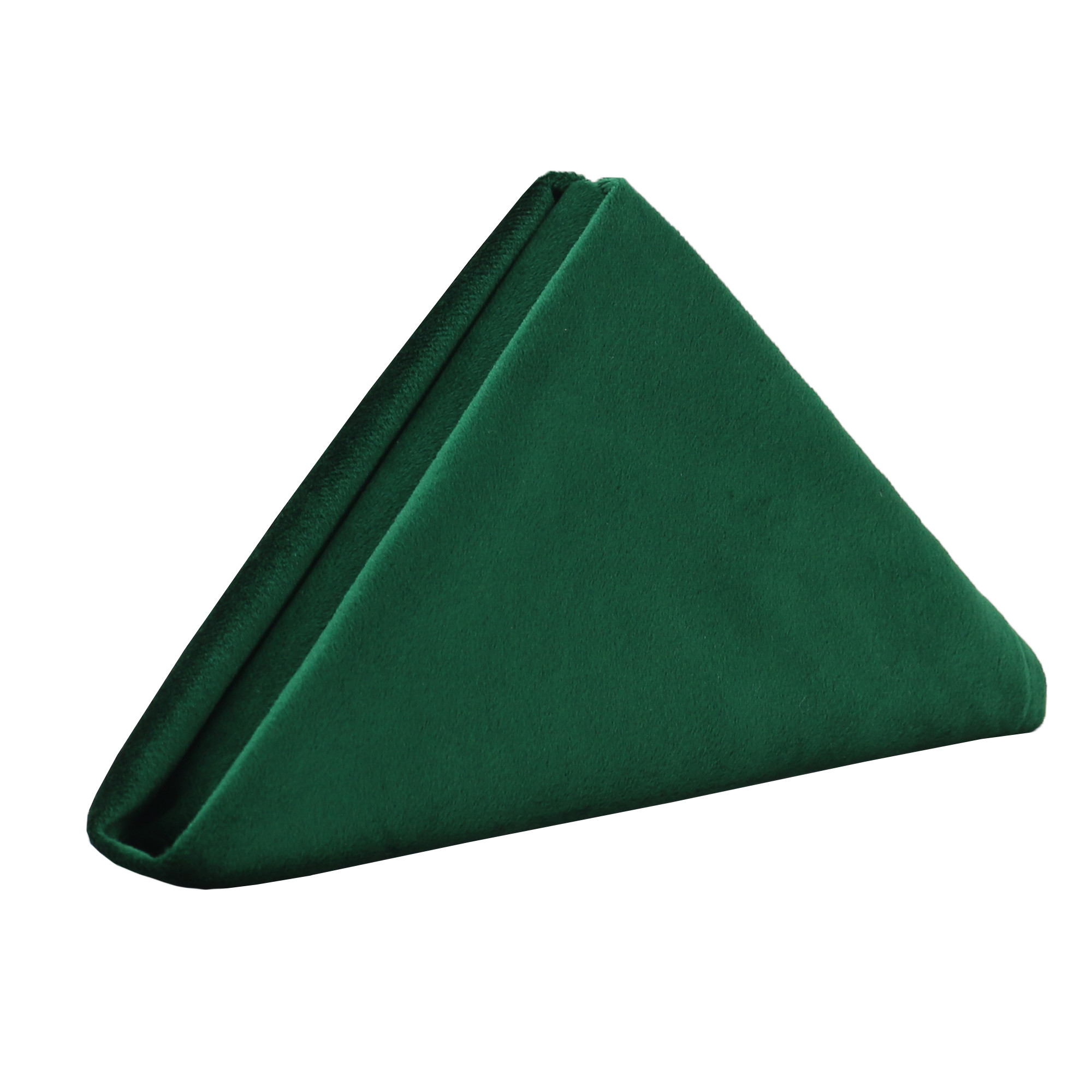 20 Inch Velvet Cloth Napkins Emerald Green