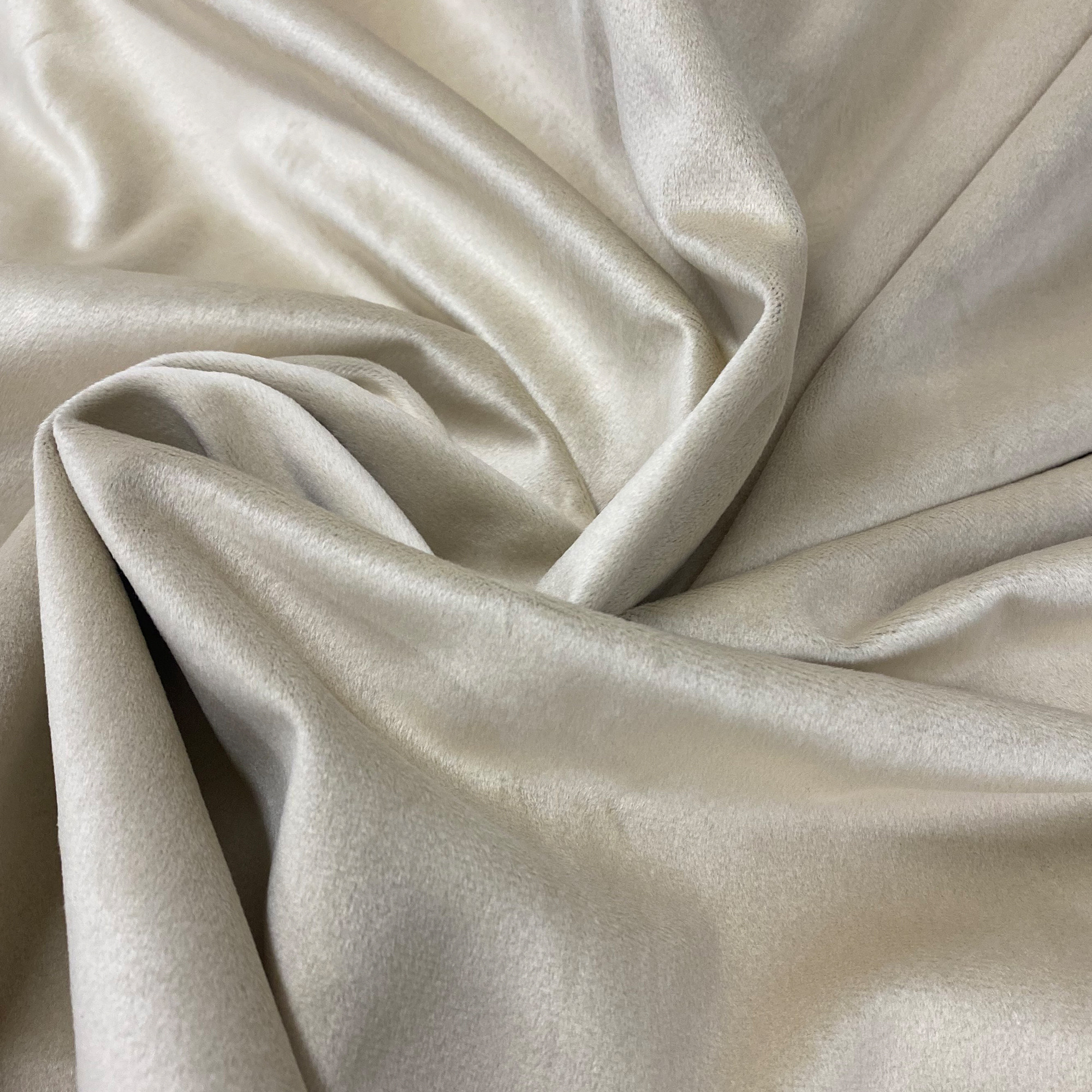 14 x 108 Inch Velvet Table Runner Ivory