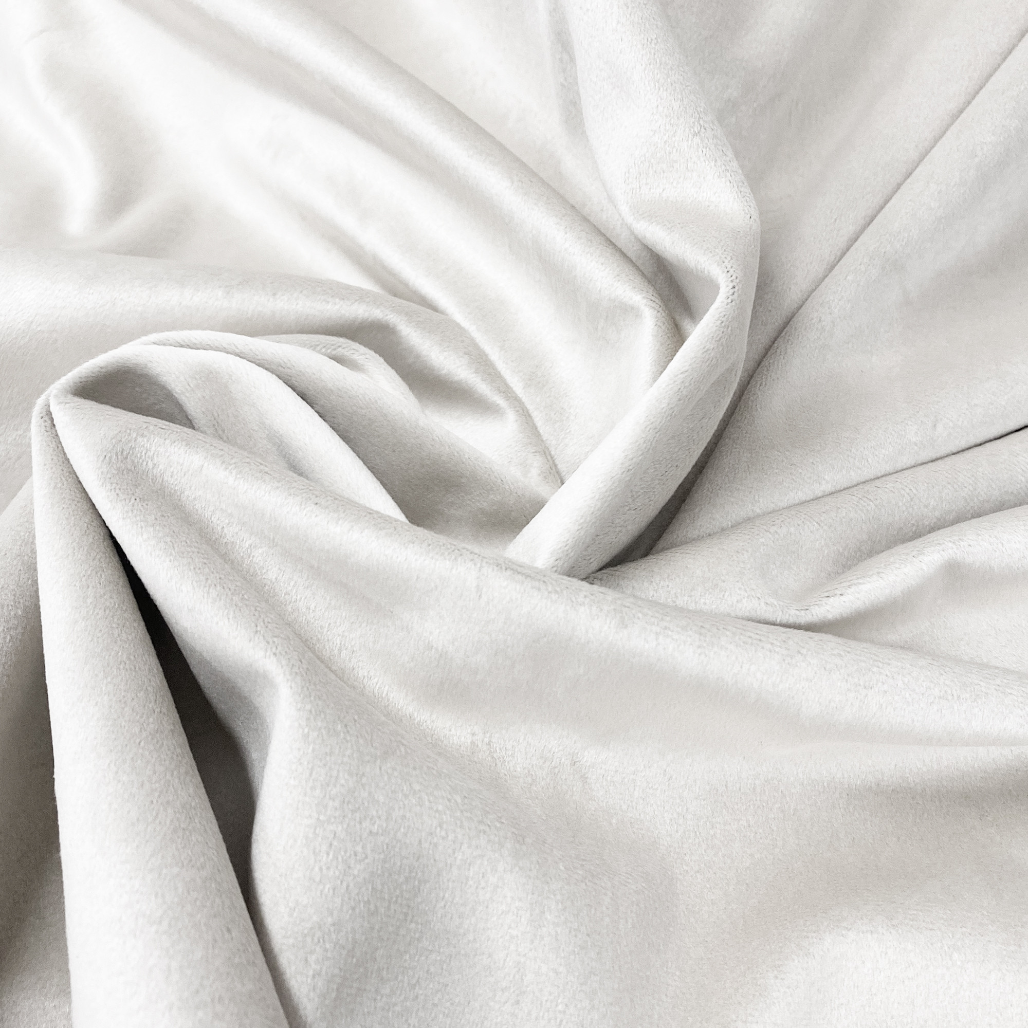 14 x 108 Inch Velvet Table Runner White