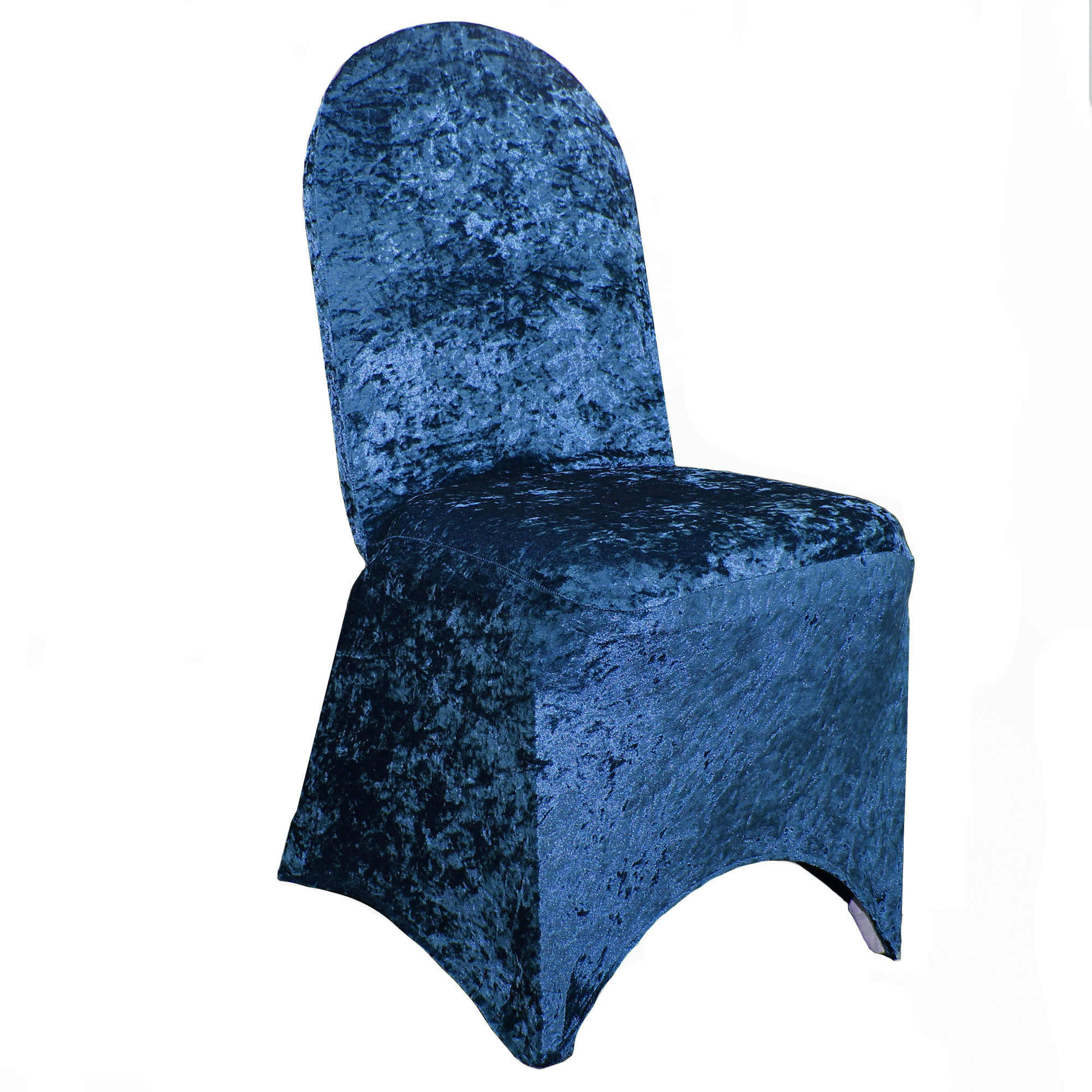 Stretch Spandex Banquet Chair Cover Navy Blue | YCC Linens