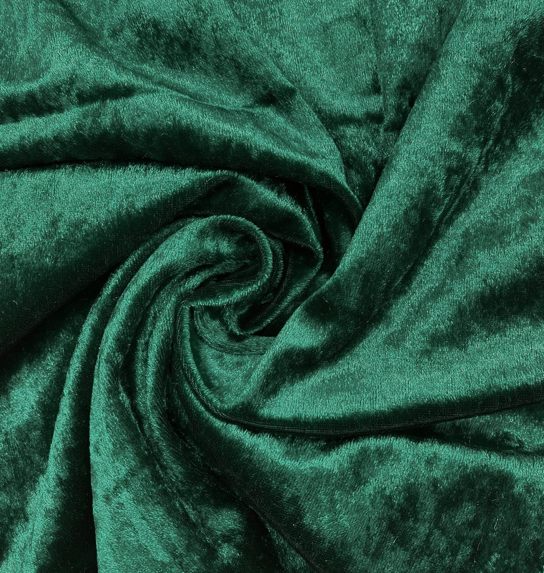132 Inch Round Crushed Velvet Tablecloth Emerald Green