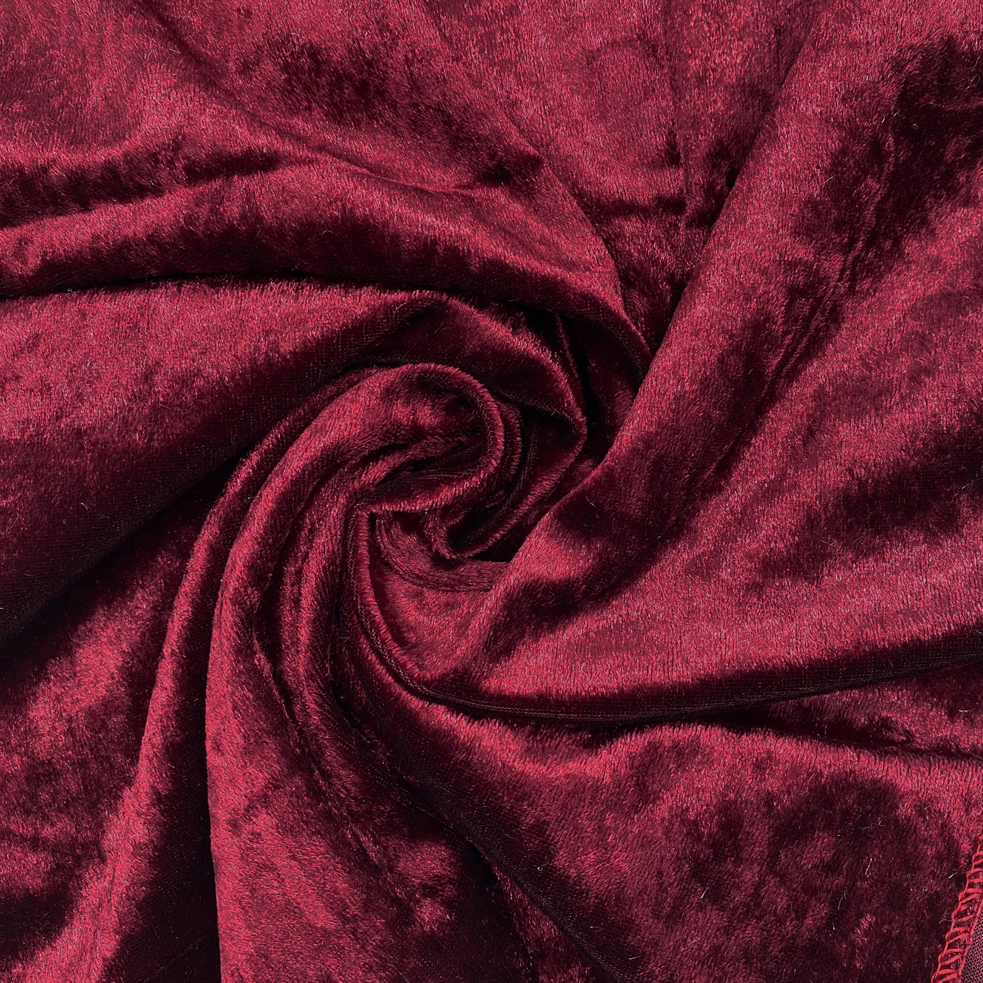 10 Pack 20 Inch Crushed Velvet Cloth Napkins Burgundy
