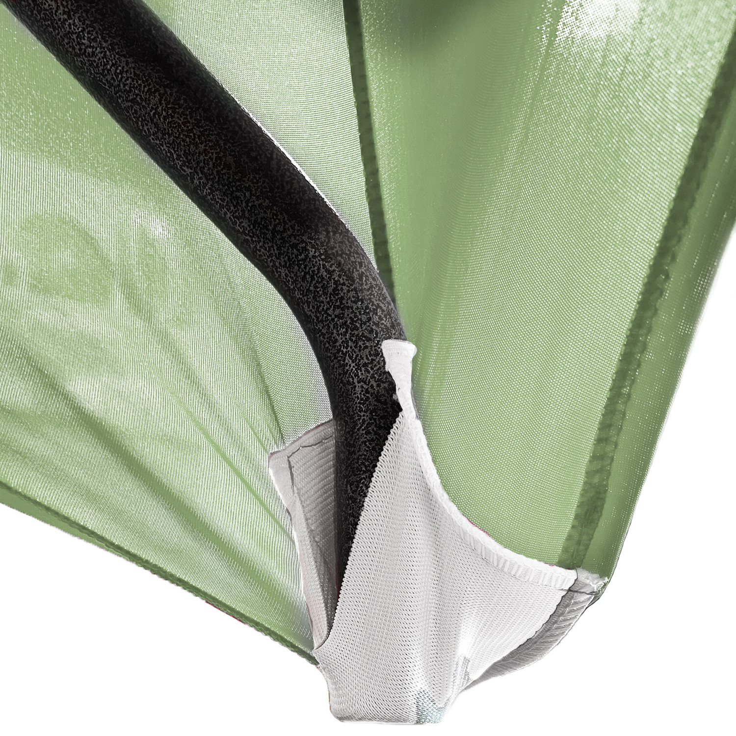 Stretch Spandex 8 ft Rectangular Table Cover Sage Foot Pocket