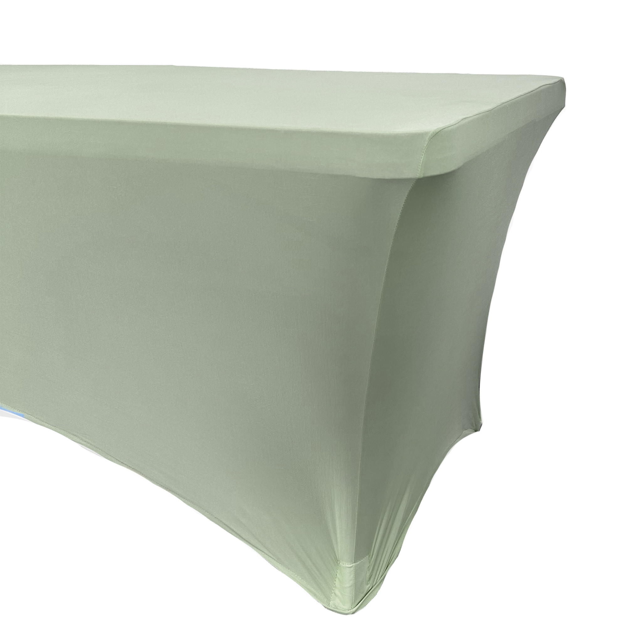 Stretch Spandex 8 ft Rectangular Table Cover Sage Corner