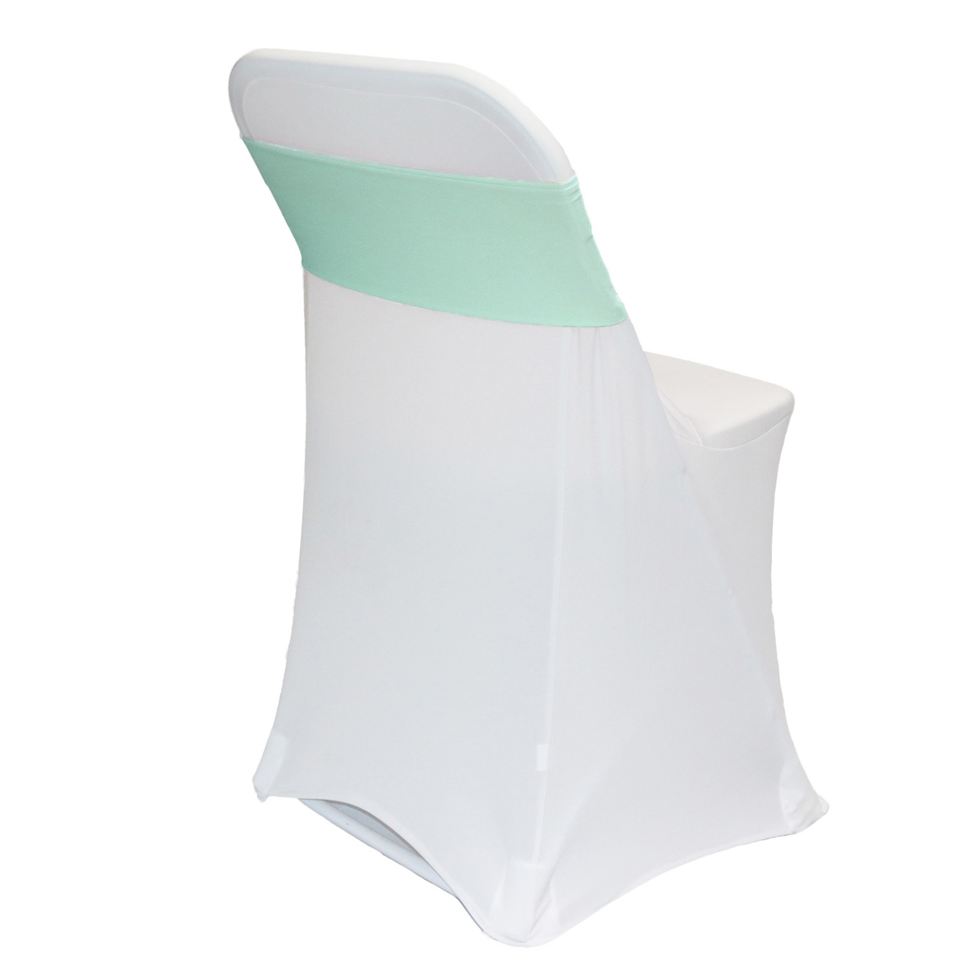 mint spandex bands for folding chairs