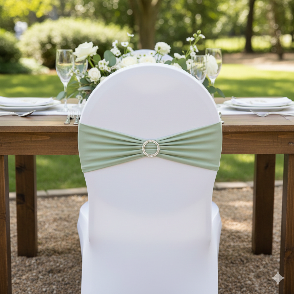 10 Pack Stretch Spandex Bands Sage