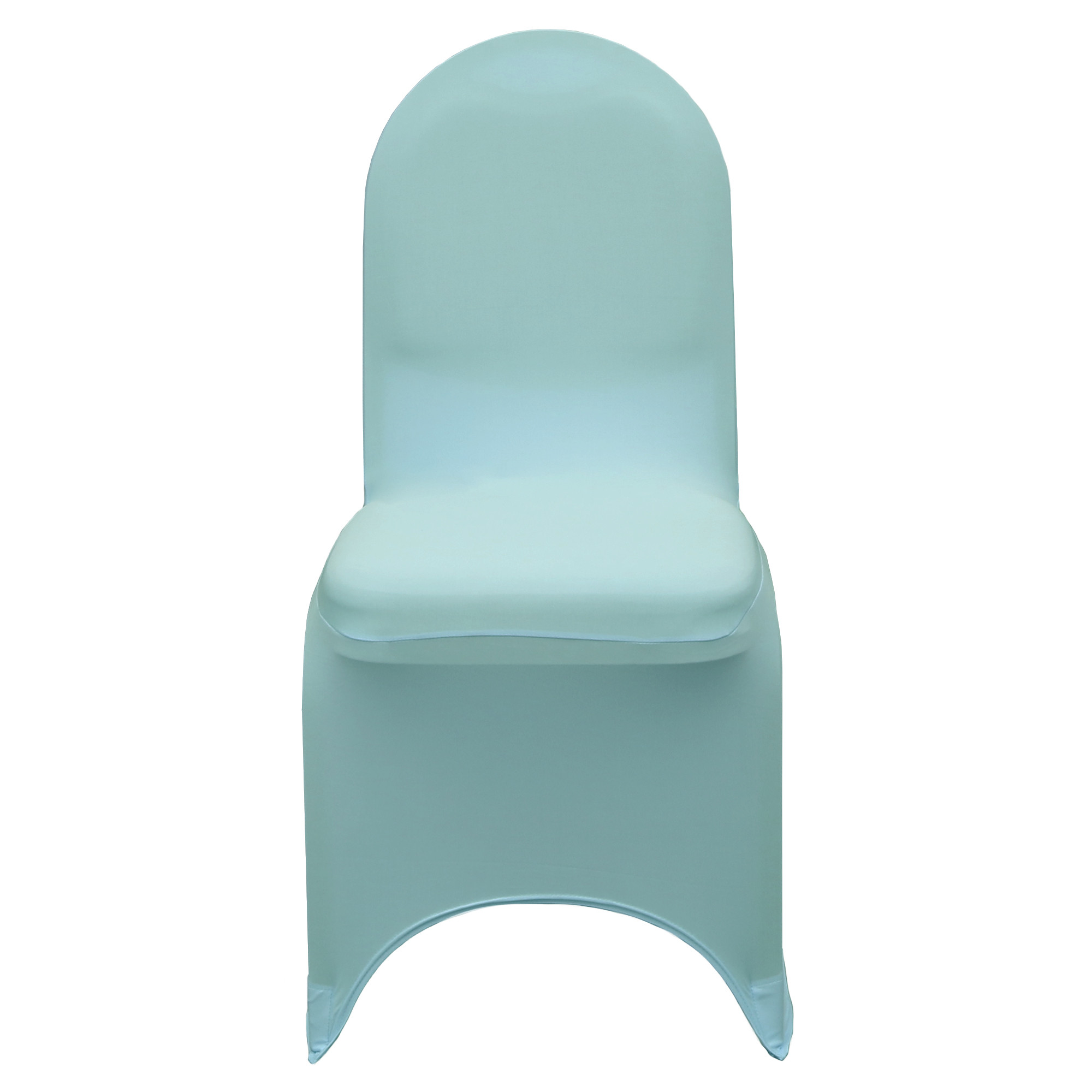 Stretch Spandex Banquet Chair Cover Dusty Blue front