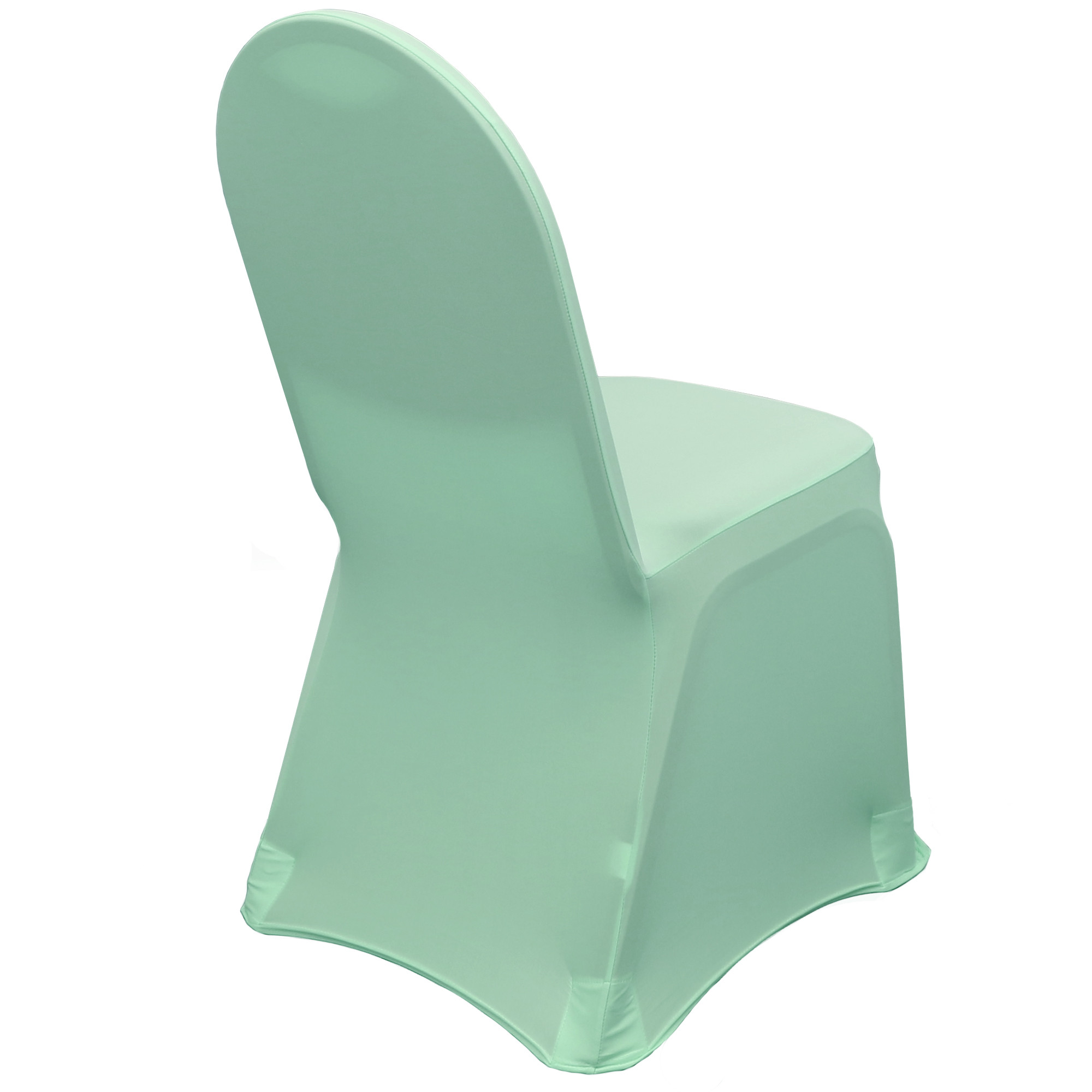 Stretch Spandex Banquet Chair Cover Mint side