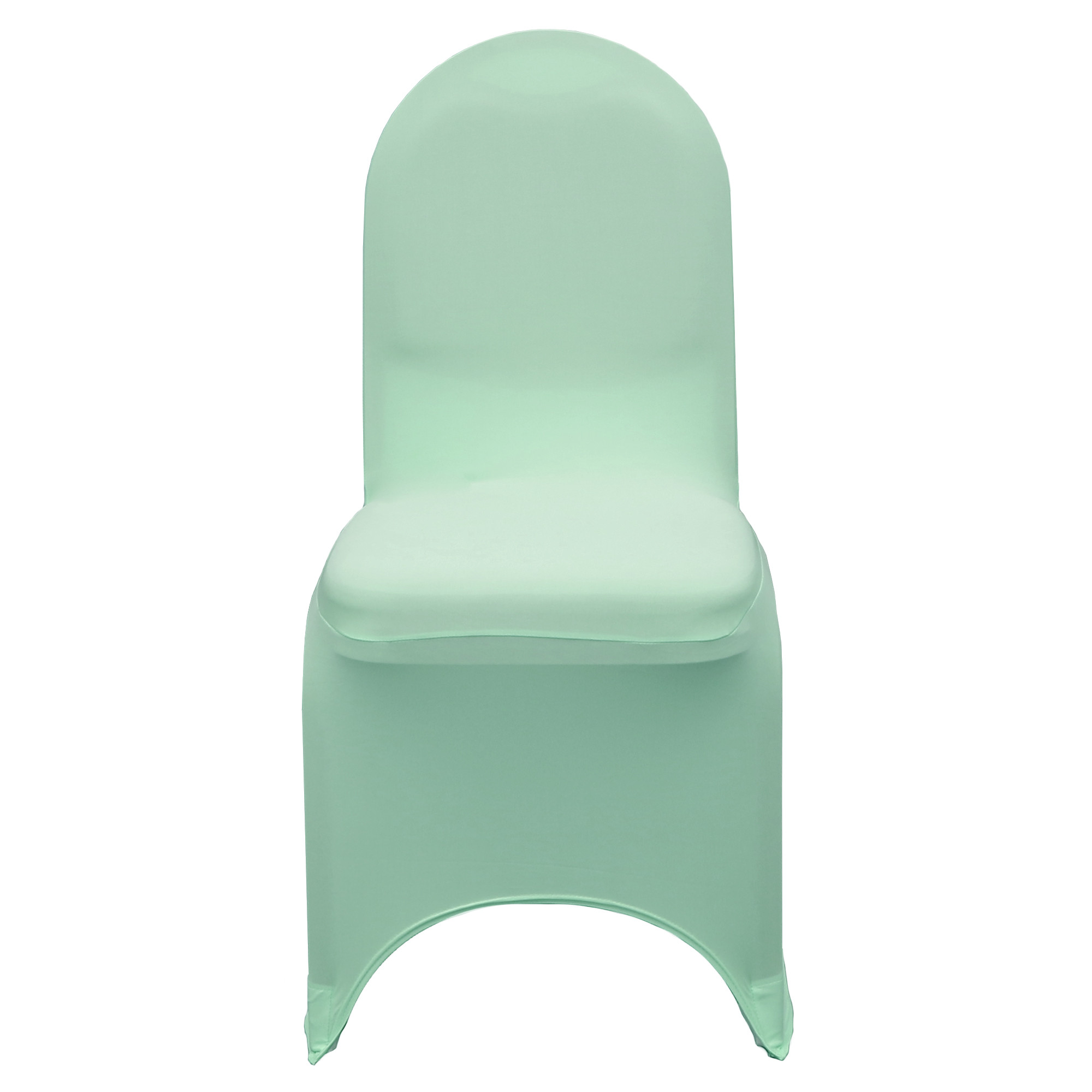 Stretch Spandex Banquet Chair Cover Mint front