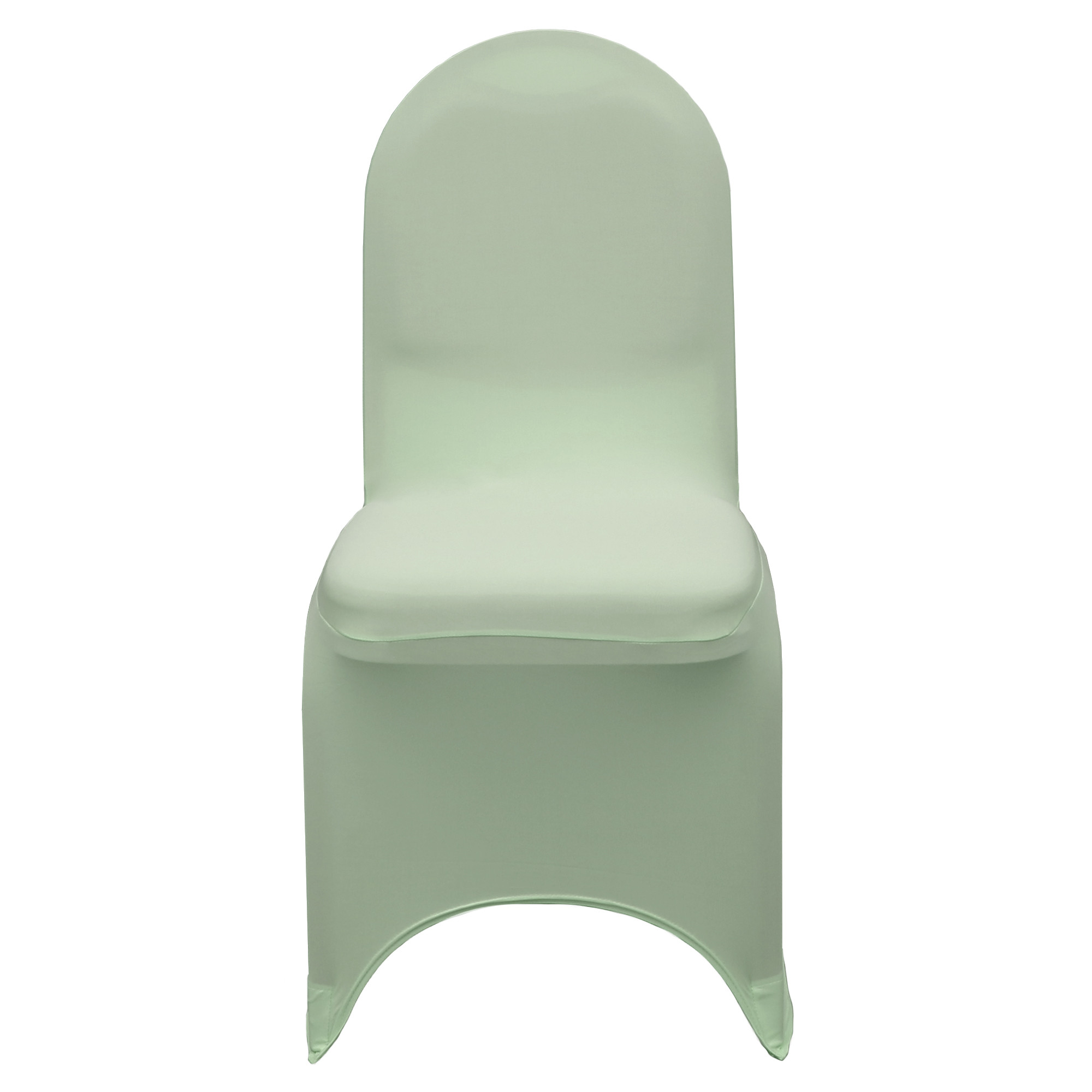 Stretch Spandex Banquet Chair Cover Sage front