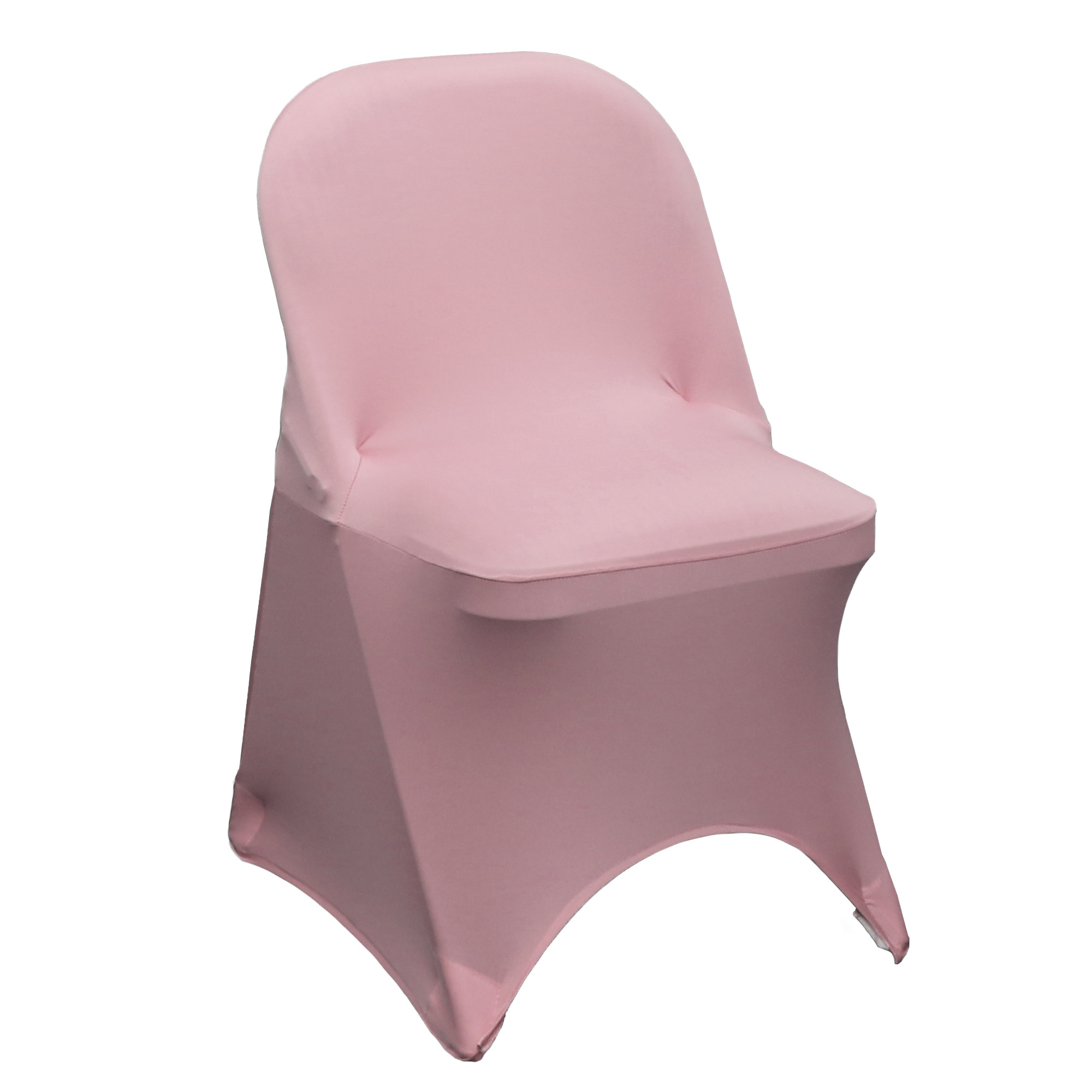 Stretch Spandex Folding Chair Cover Dusty Rose | YCC Linens