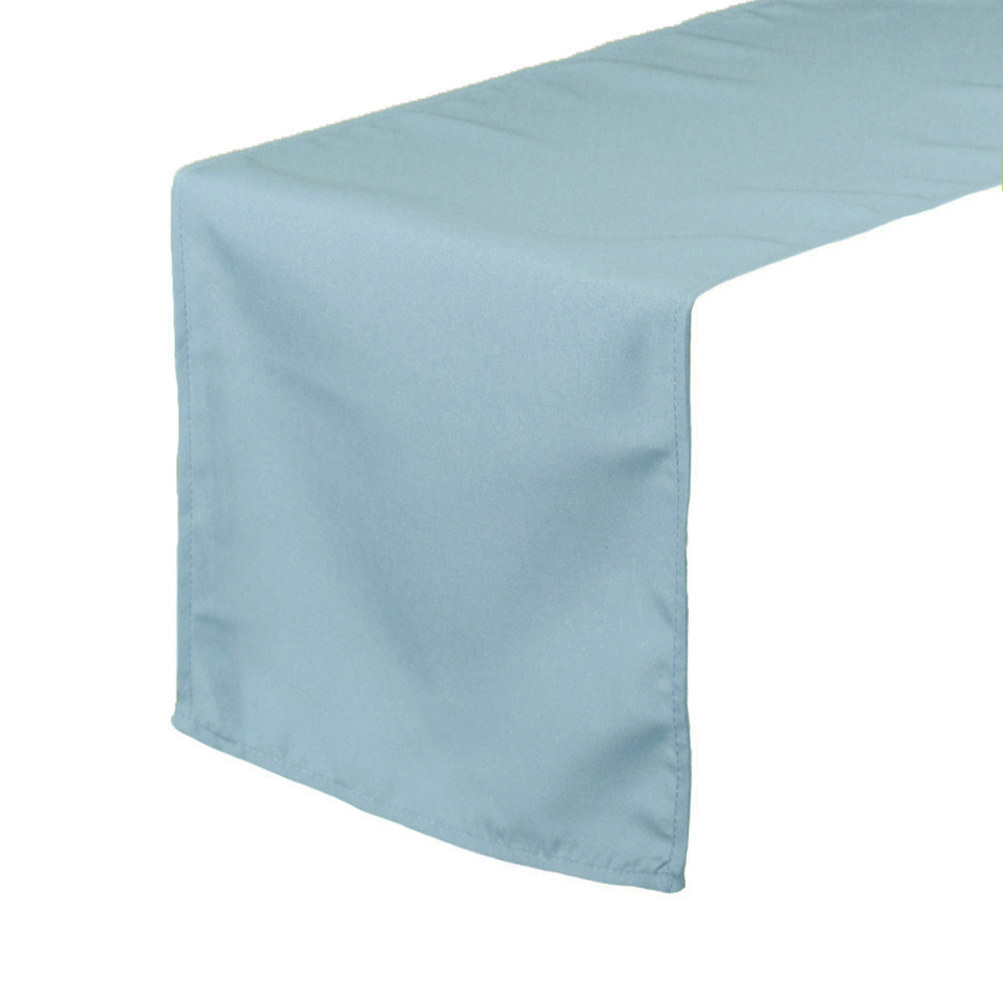 14 x 108 Inch Polyester Table Runner Dusty Blue