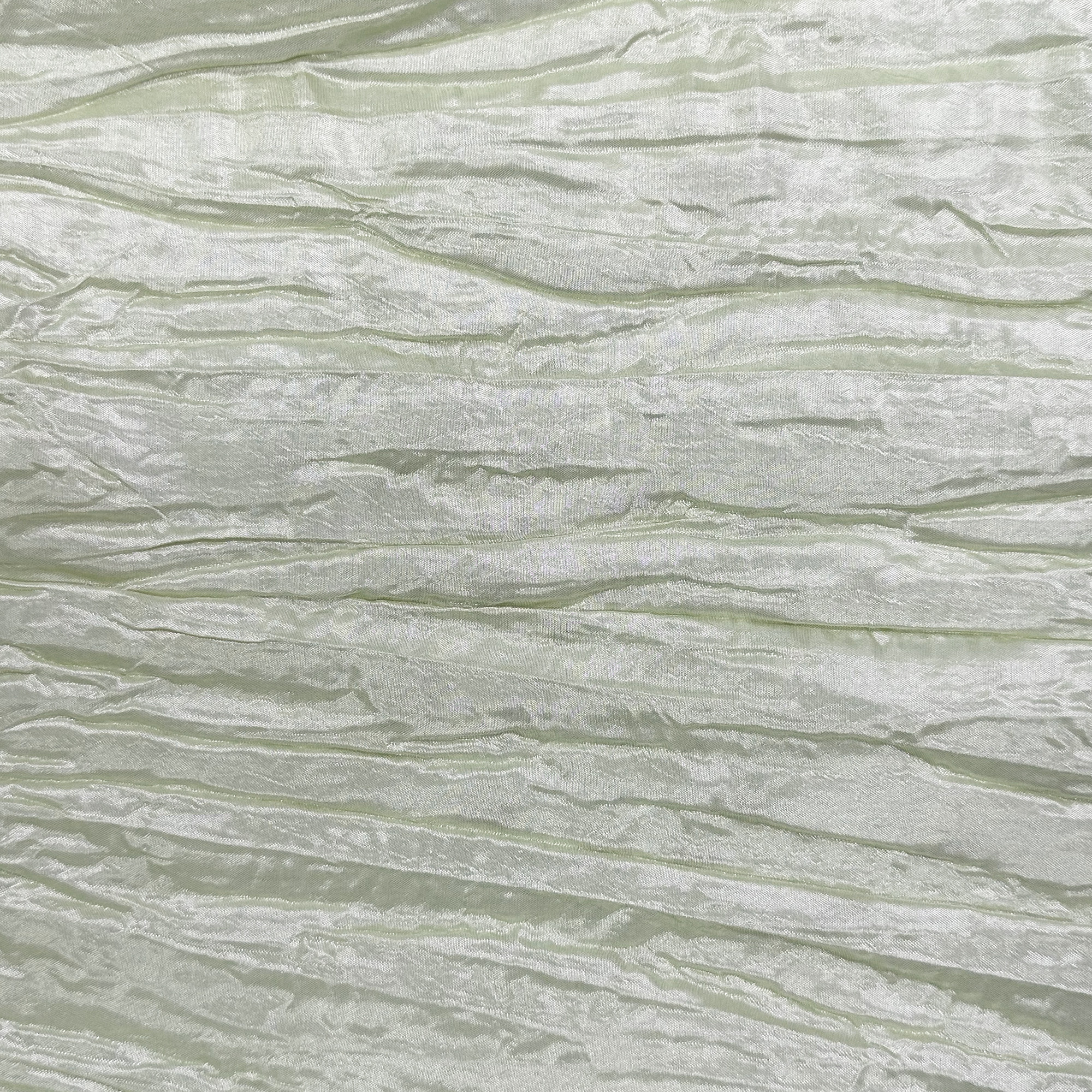 14 x 108 Inch Crinkle Taffeta Table Runner Sage Zoom