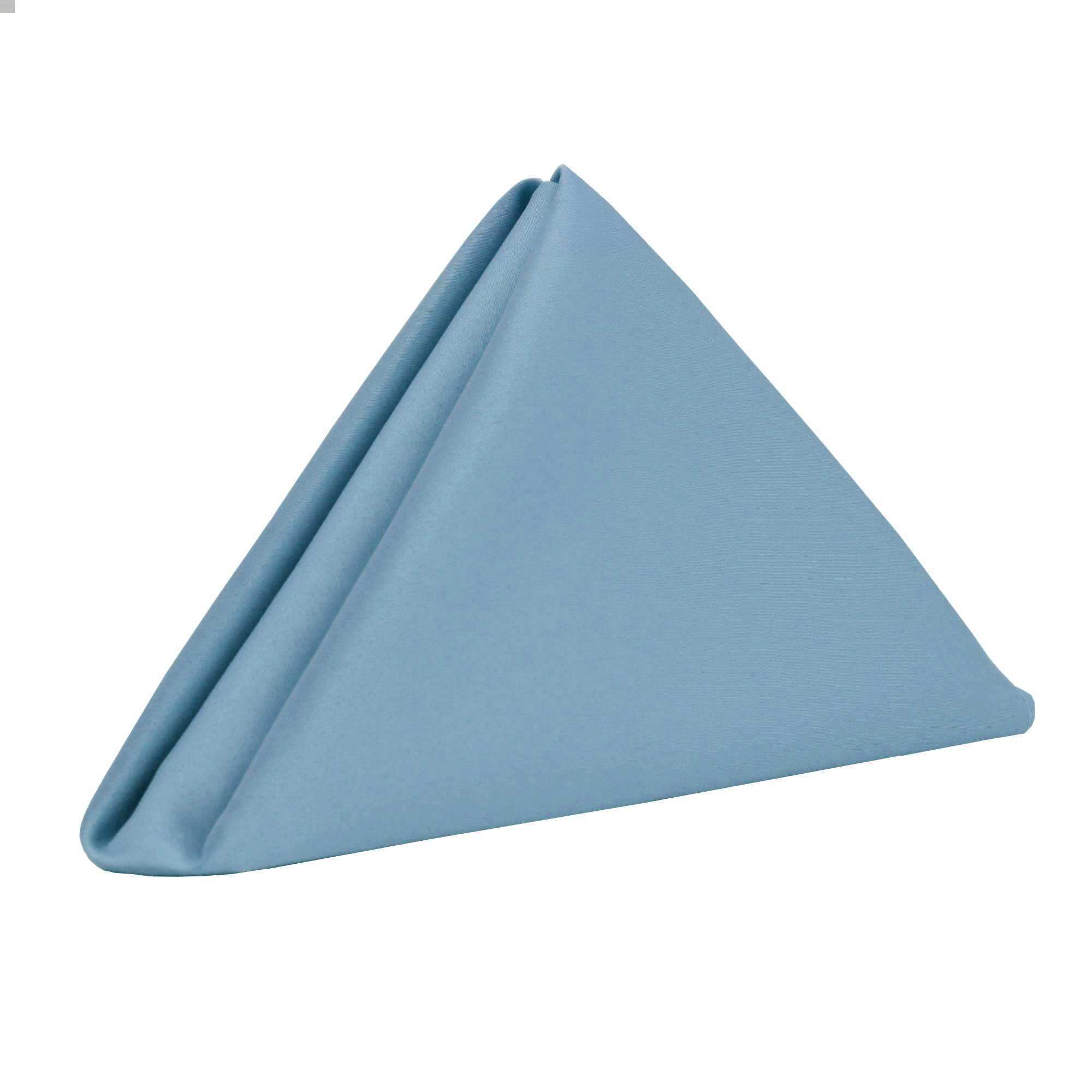 20 Inch L'amour Satin Napkins Dusty Blue