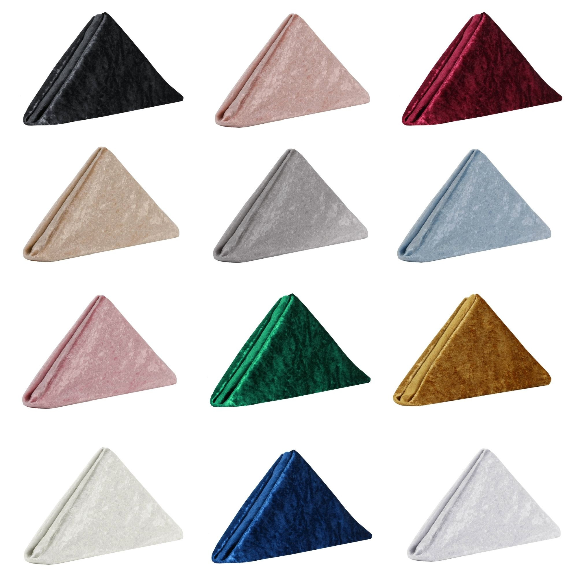 Crushed Velvet Napkin Sample Pack