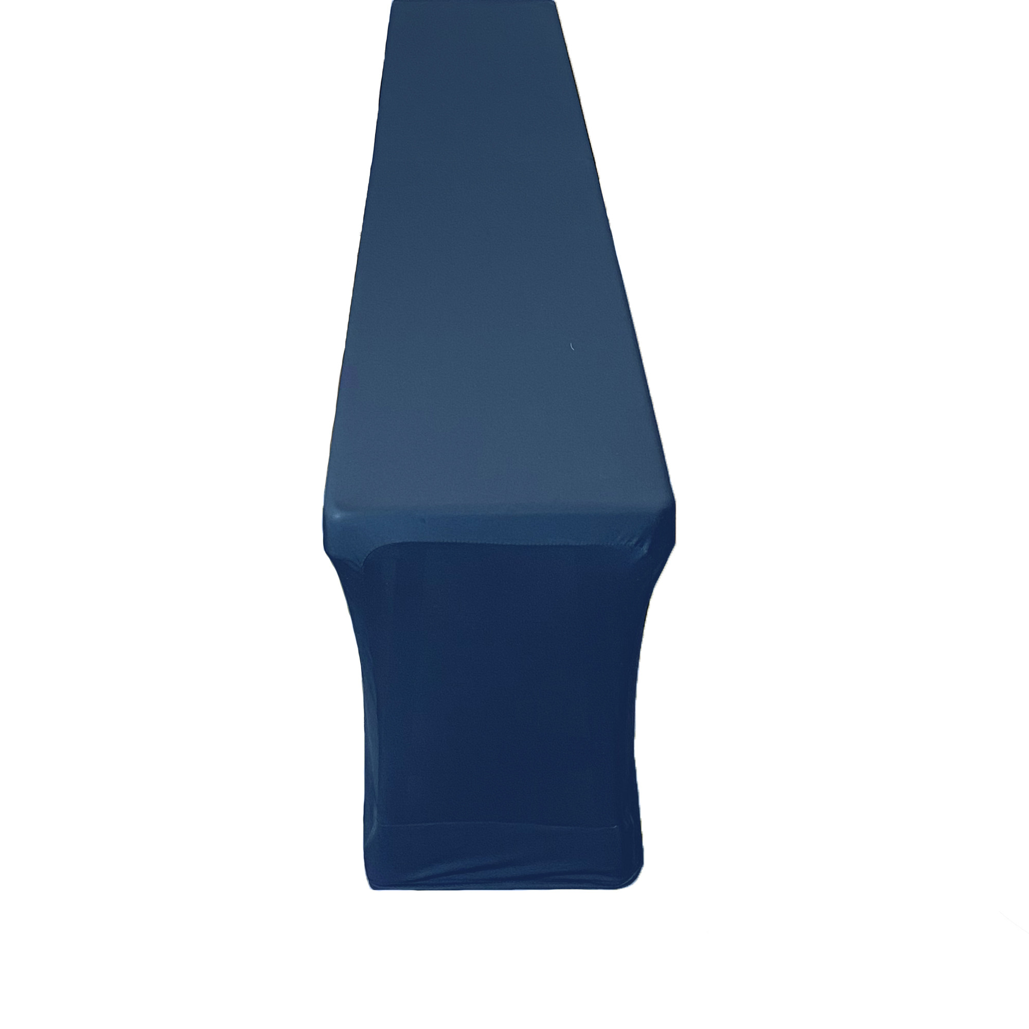 Stretch Spandex 6 ft. Lifetime Folding Bench Cover Navy Blue front
