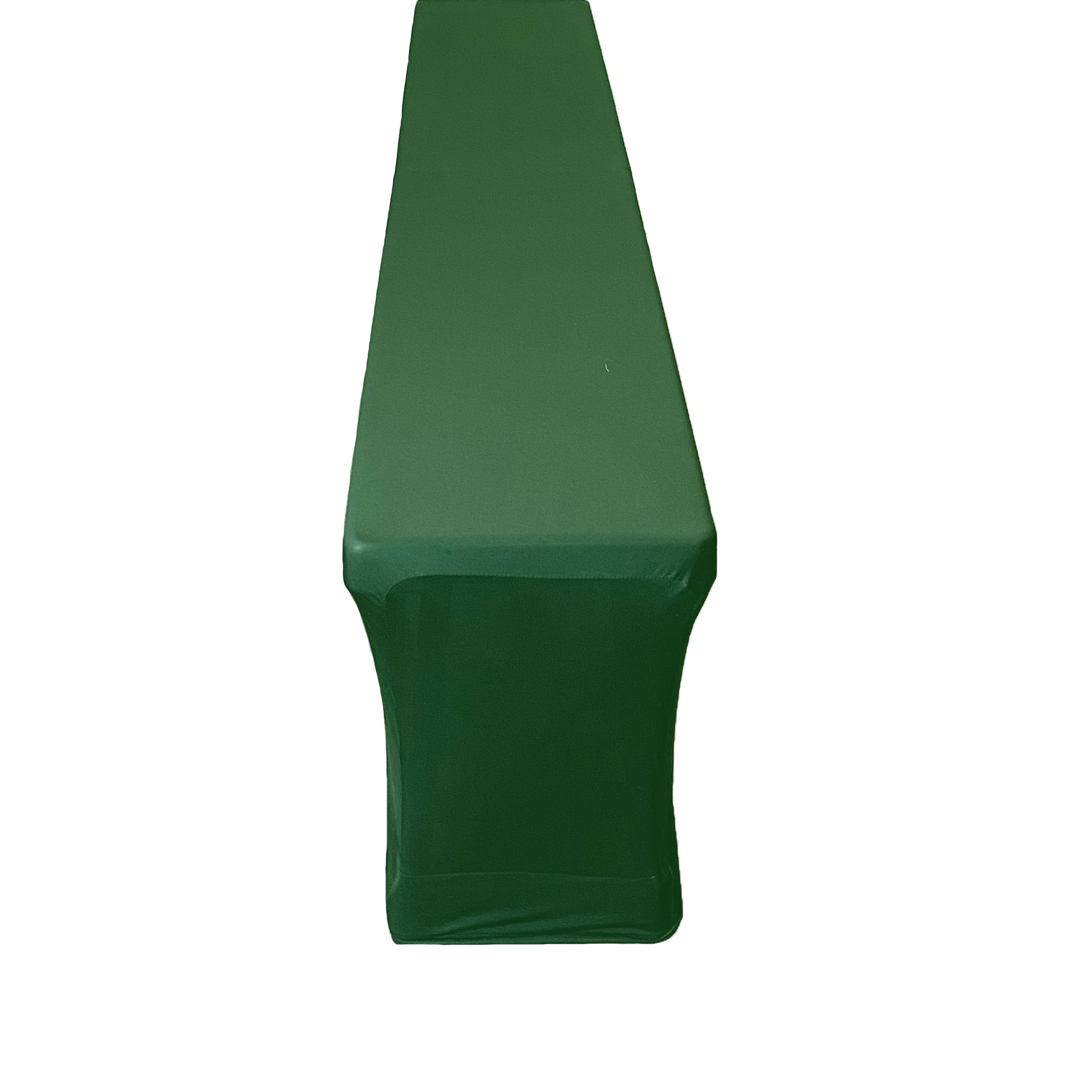 Stretch Spandex 6 ft. Lifetime Folding Bench Cover Hunter Green front