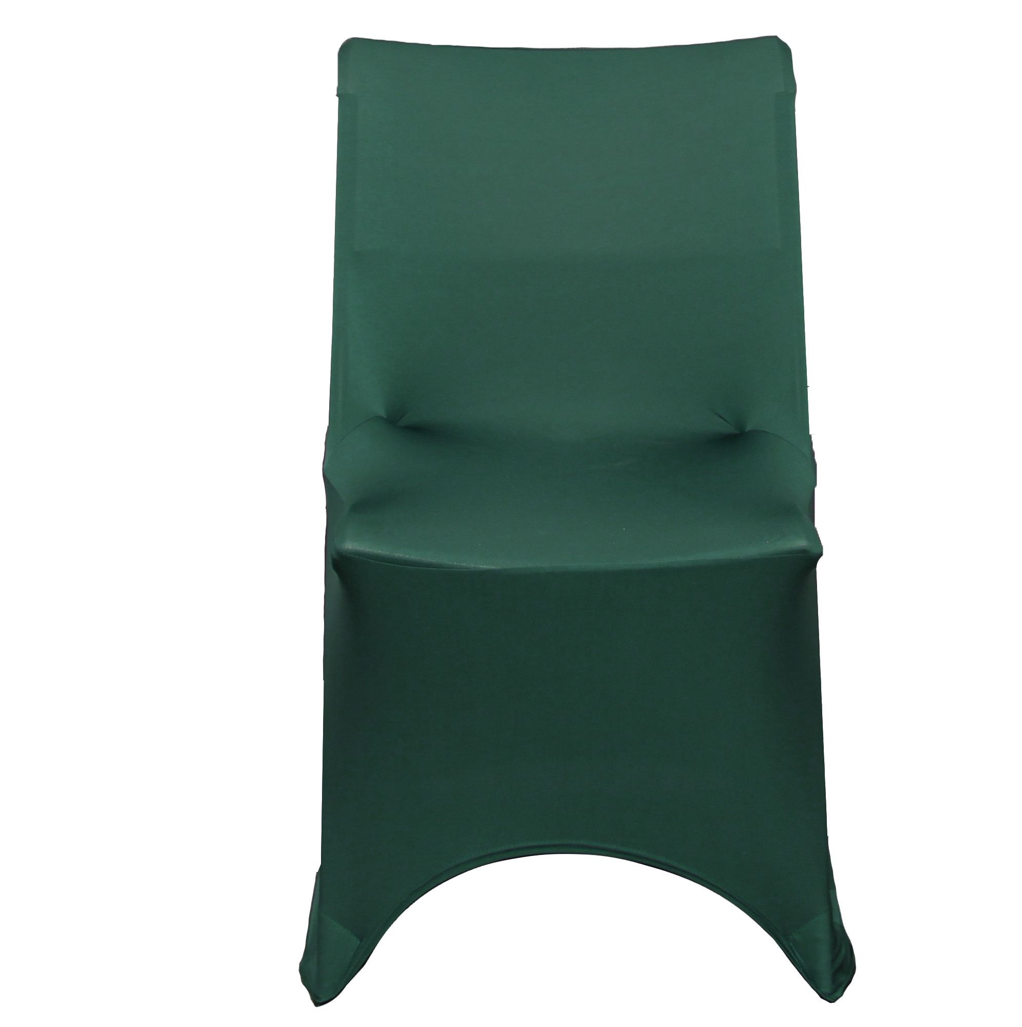 Stretch Spandex Lifetime Folding Chair Cover Hunter Green front