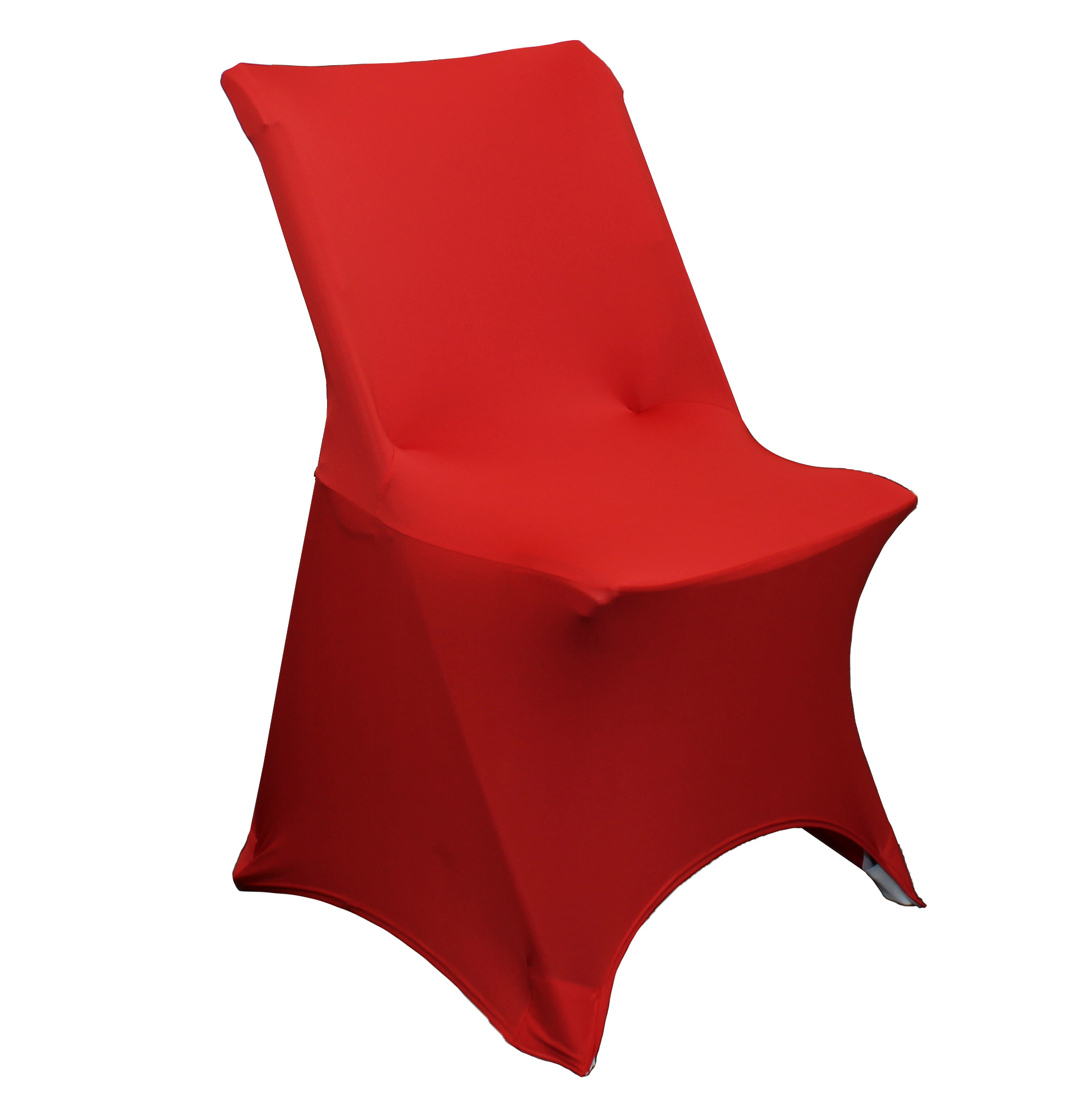 Stretch Spandex Lifetime Folding Chair Cover Red