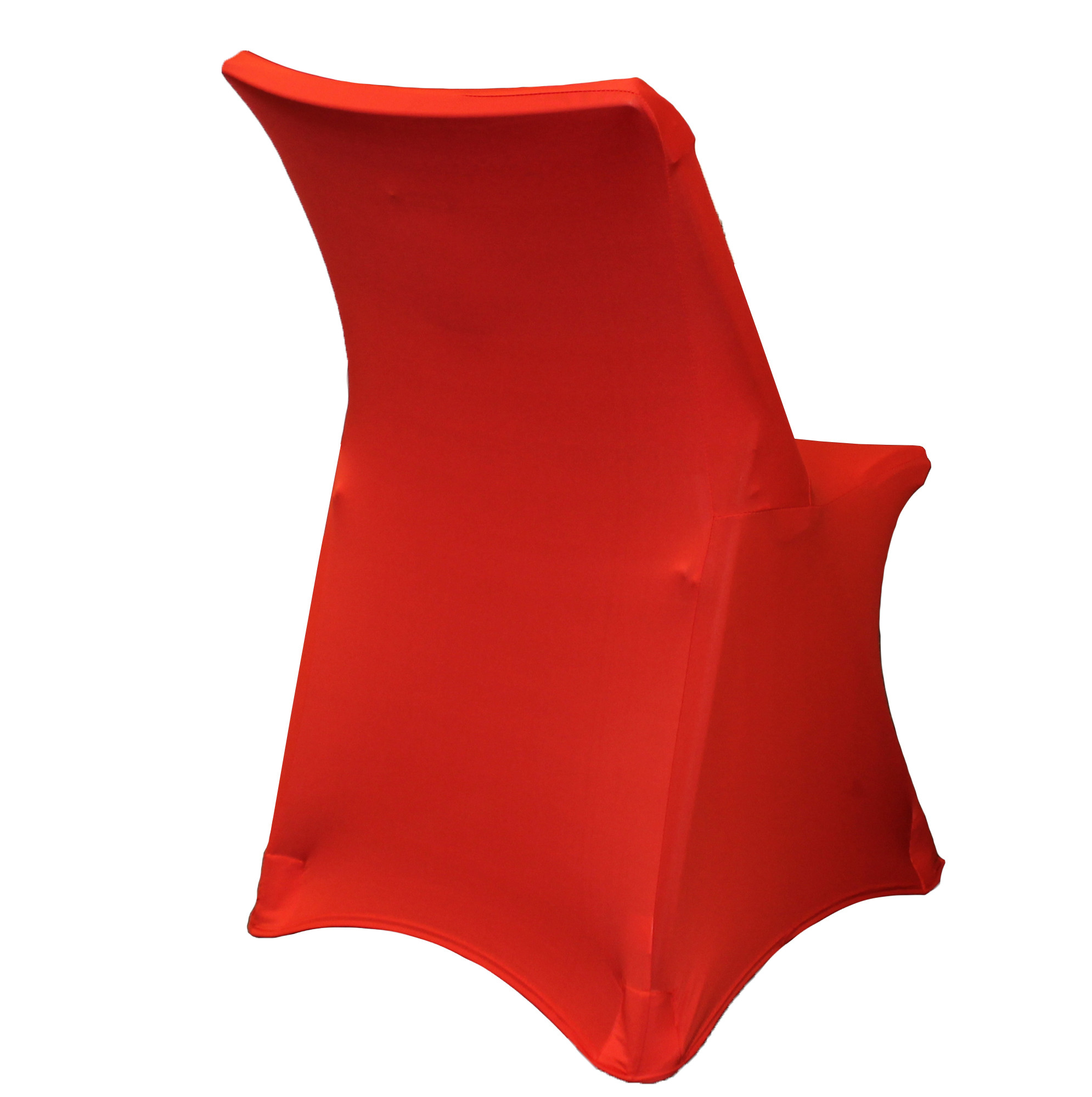 Stretch Spandex Lifetime Folding Chair Cover Red back