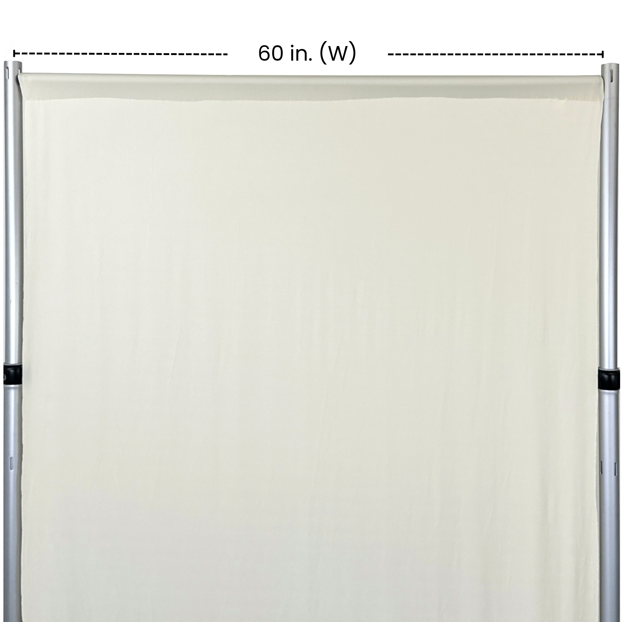 Stretch Spandex 10ft x 60" Drape/Backdrop Ivory width