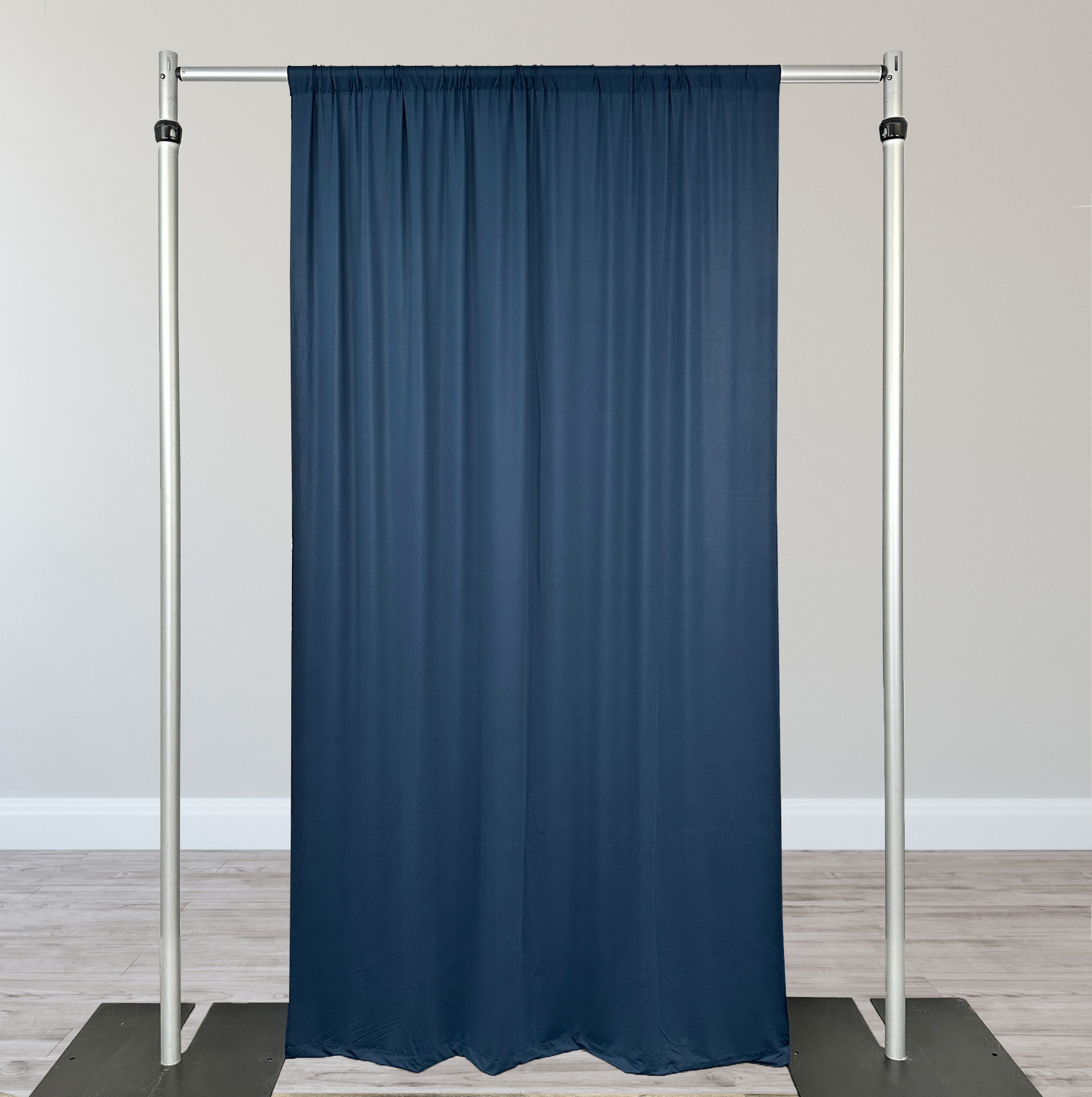 Stretch Spandex 10ft x 60" Drape/Backdrop Navy Blue