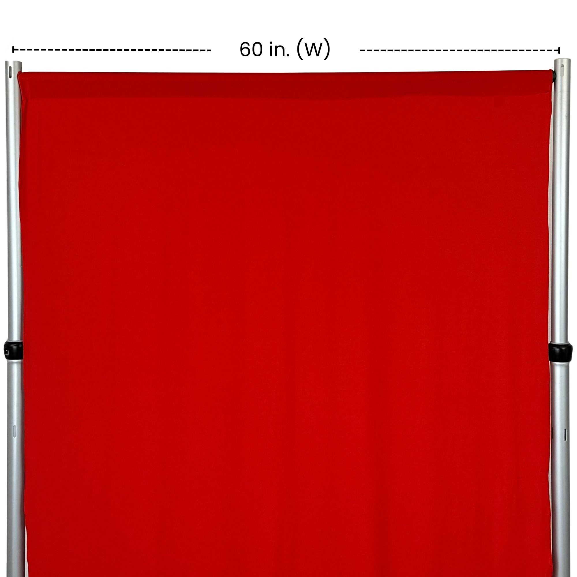 Stretch Spandex 10ft x 60" Drape/Backdrop Red width