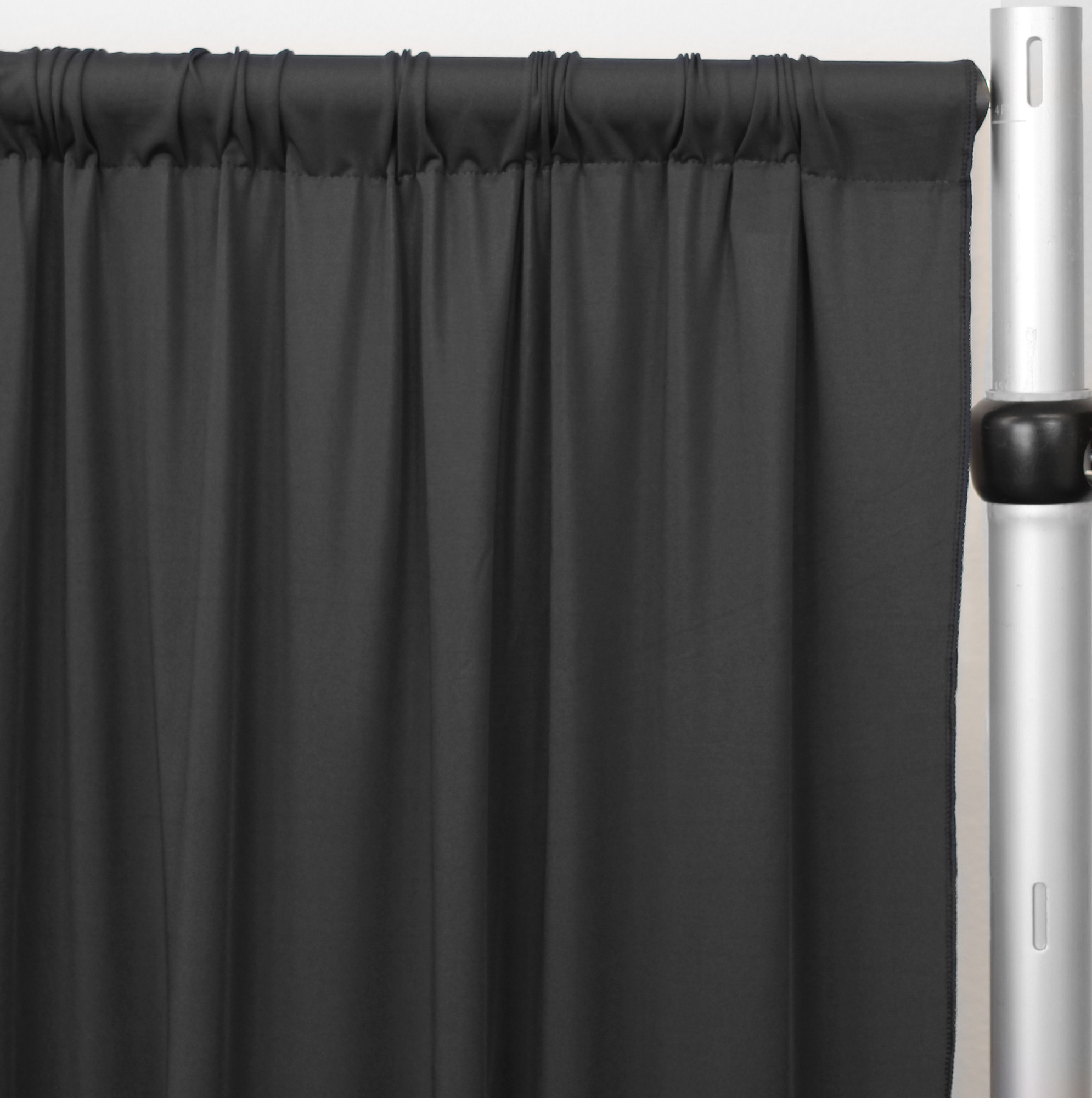 Stretch Spandex 8ft x 60" Drape/Backdrop Black zoom