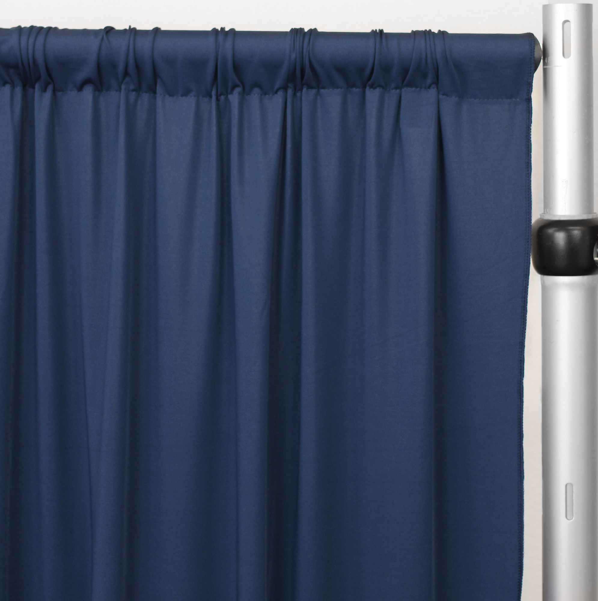 Stretch Spandex 8ft x 60" Drape/Backdrop Navy Blue zoom