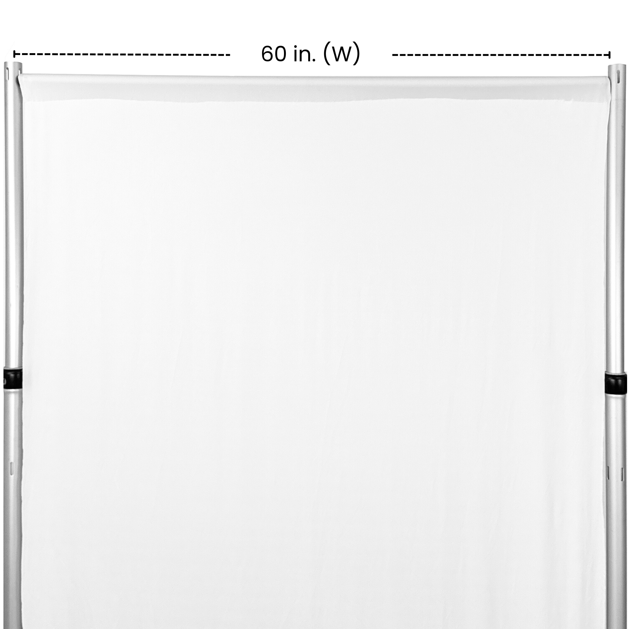 Stretch Spandex 8ft x 60" Drape/Backdrop White width