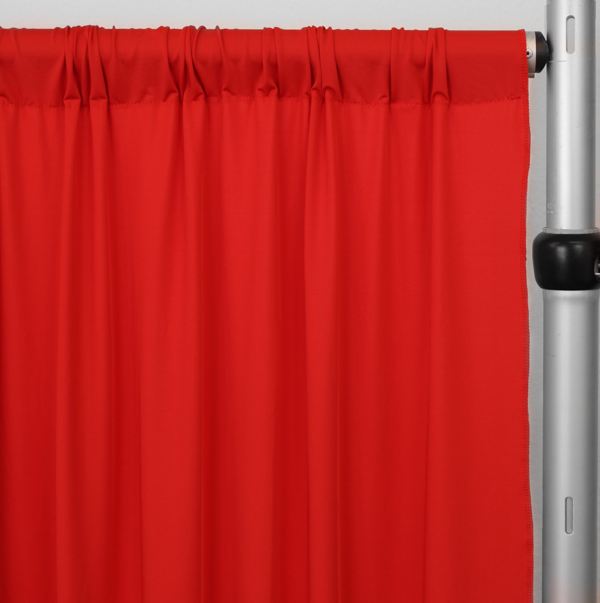 Stretch Spandex 12ft x 60" Drape/Backdrop Red zoom