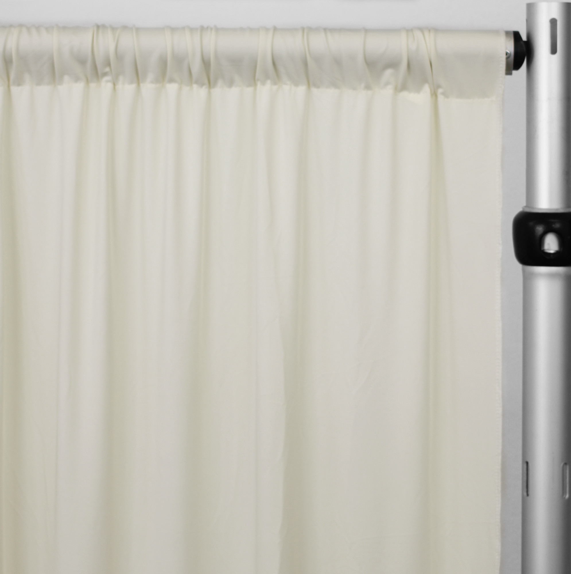 Stretch Spandex 14ft x 60" Drape/Backdrop Ivory zoom