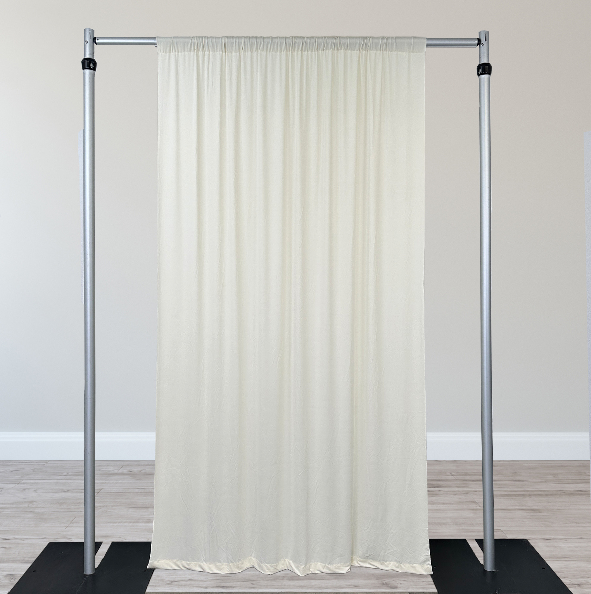 Stretch Spandex 14ft x 60" Drape/Backdrop Ivory