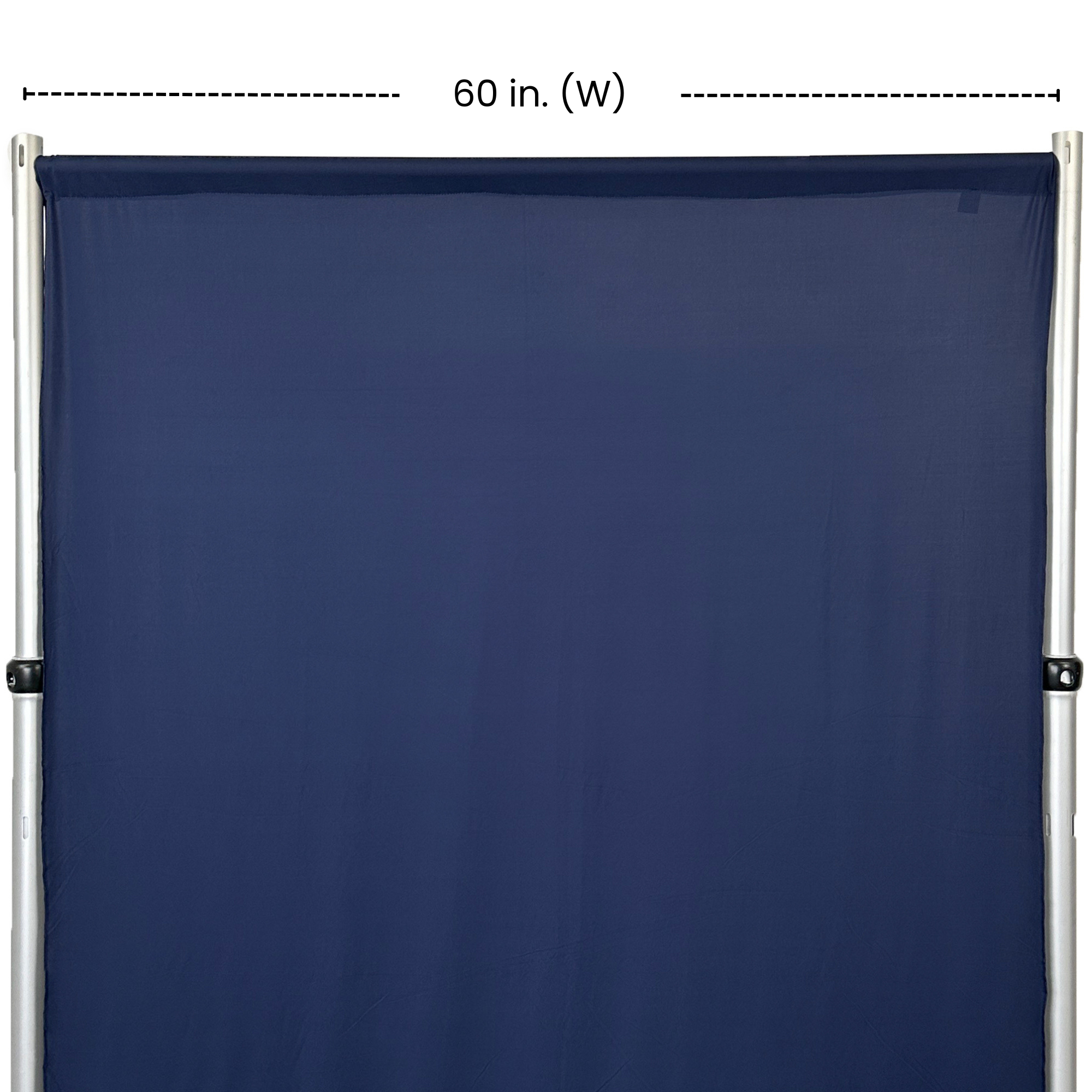 Stretch Spandex 14ft x 60" Drape/Backdrop Navy Blue width