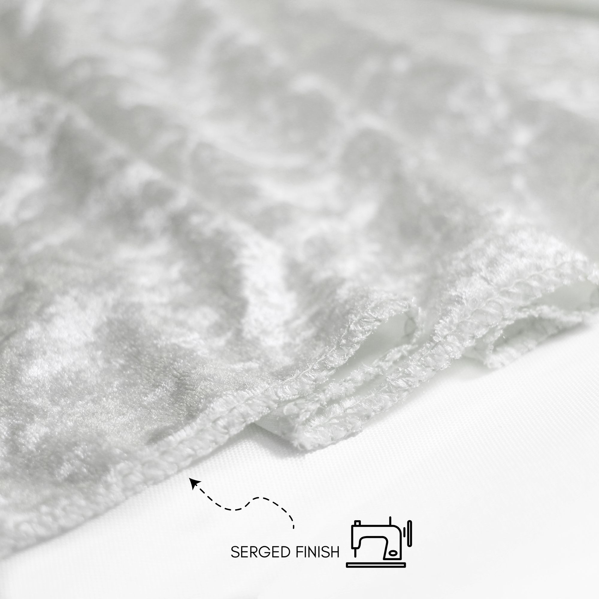 Velvet 14ft x 60" Drape with 4 inch pocket White Hem