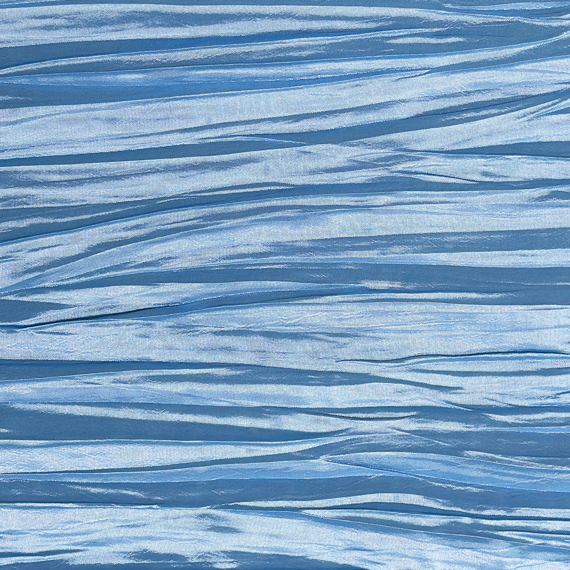 14 x 108 Inch Crinkle Taffeta Table Runner Light Blue swatch